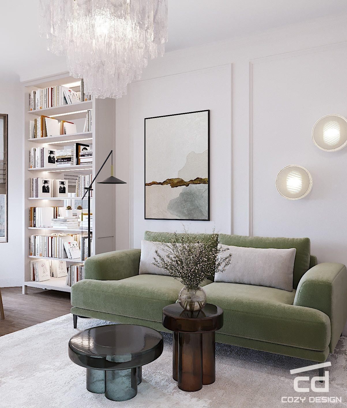 Квартира 68 м2 в Москве (парижский стиль)