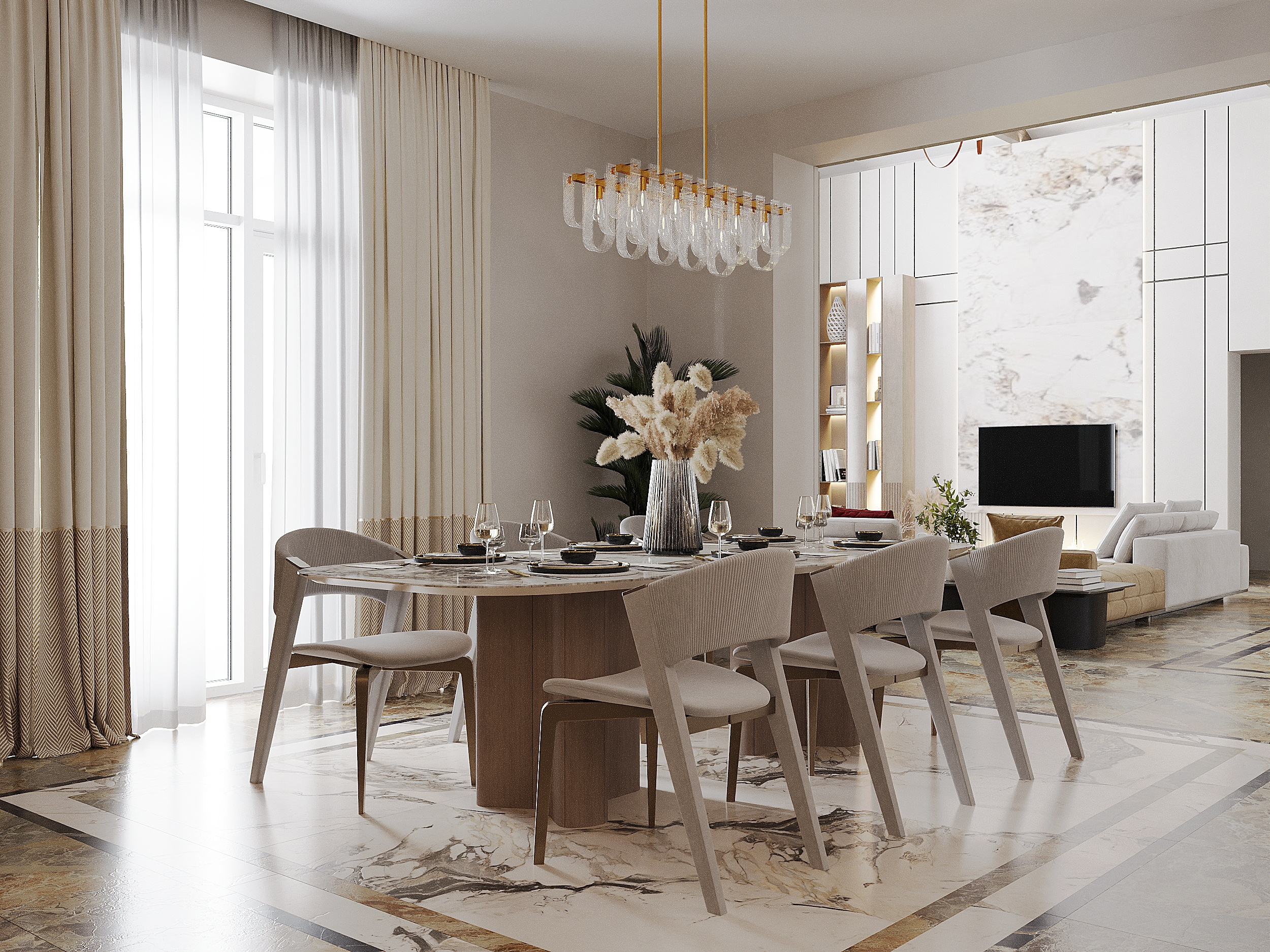 Гостиная (жилой дом) Ямное.