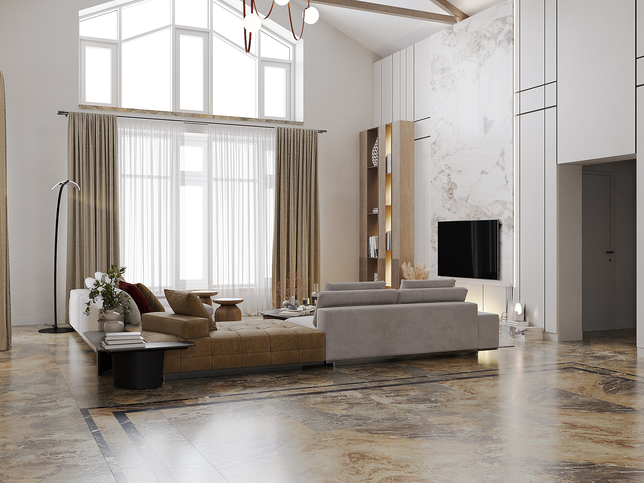 Гостиная (жилой дом) Ямное.