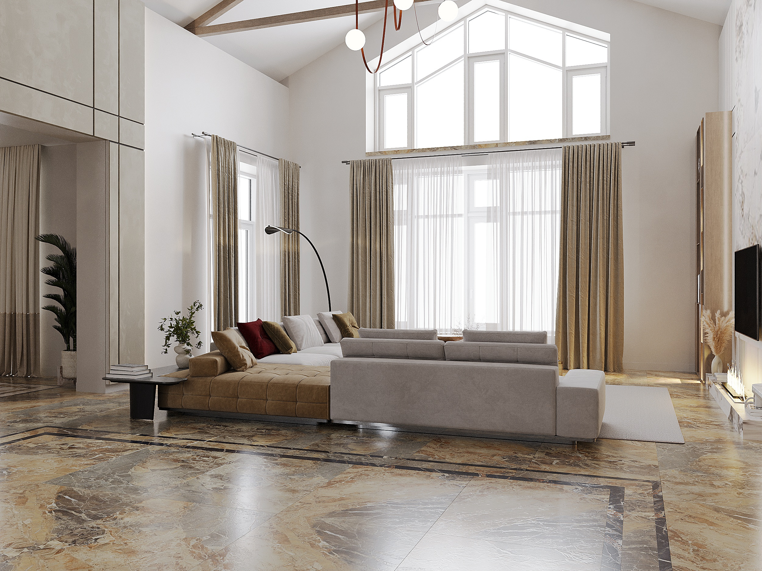 Гостиная (жилой дом) Ямное.