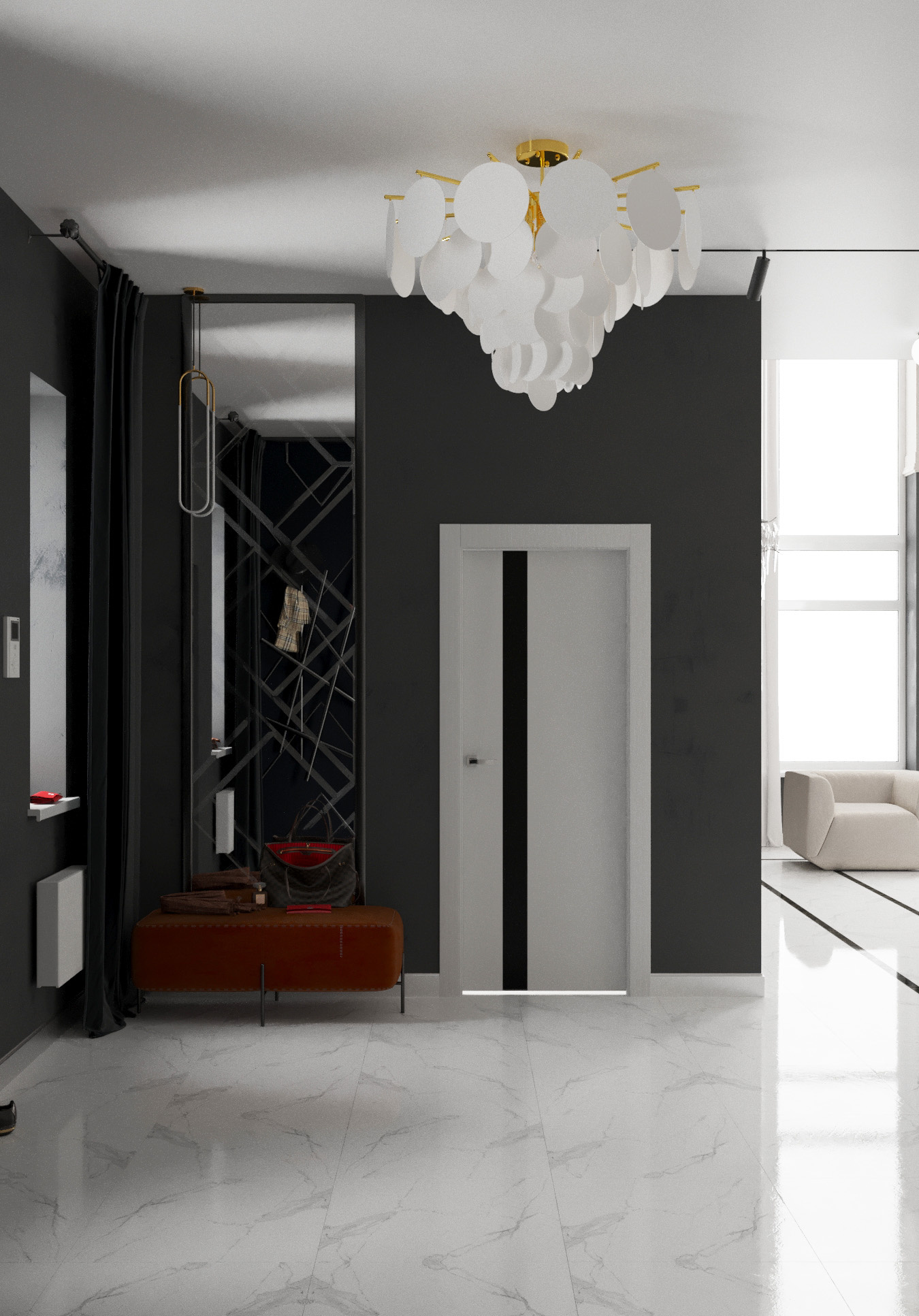 Коттедж. Медовка. Гостиная.