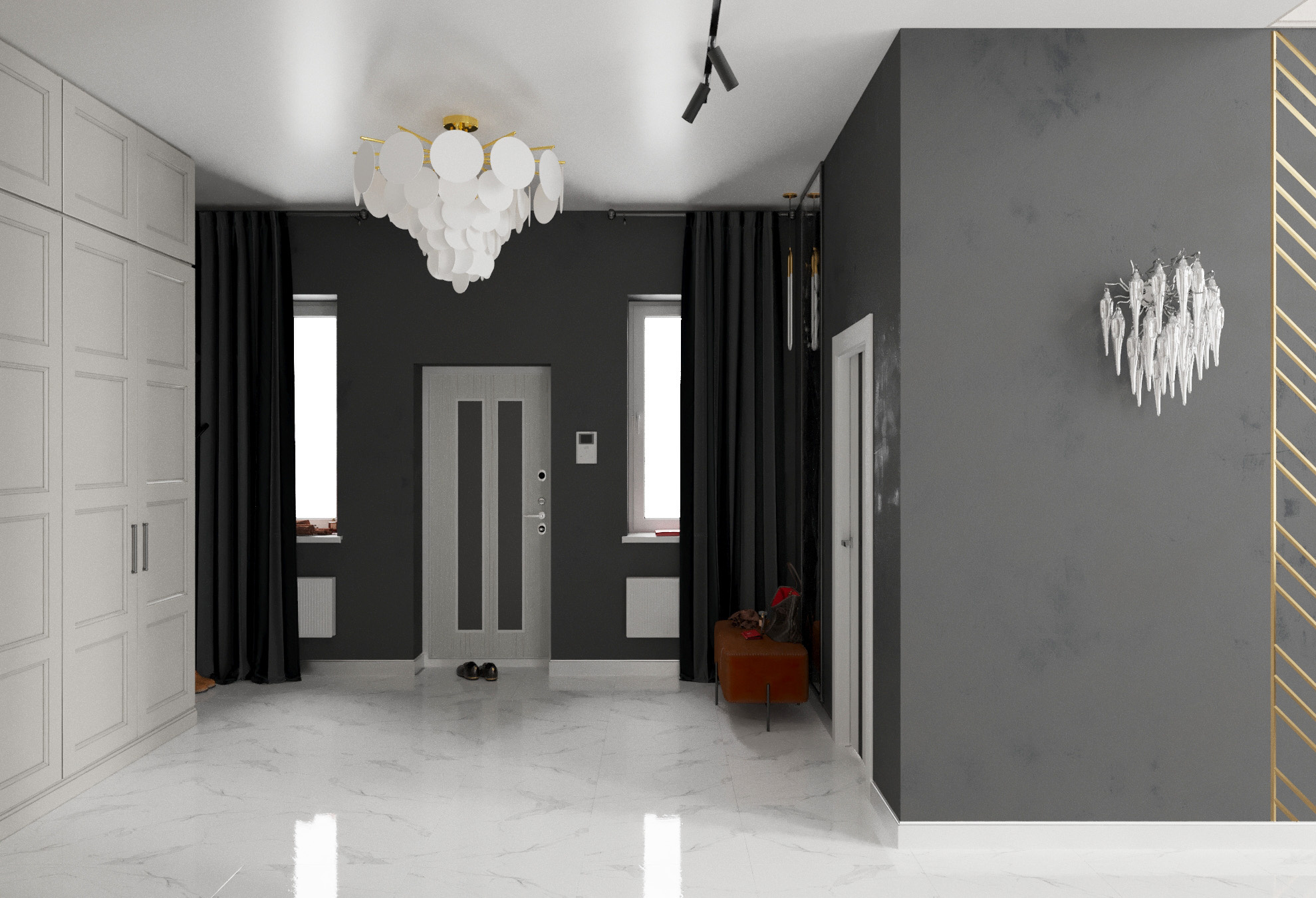 Коттедж. Медовка. Гостиная.