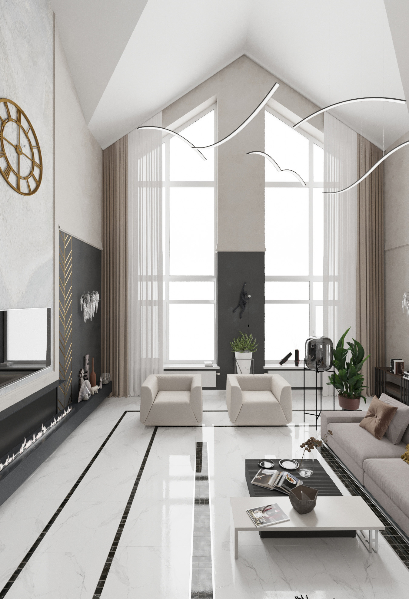 Коттедж. Медовка. Гостиная.