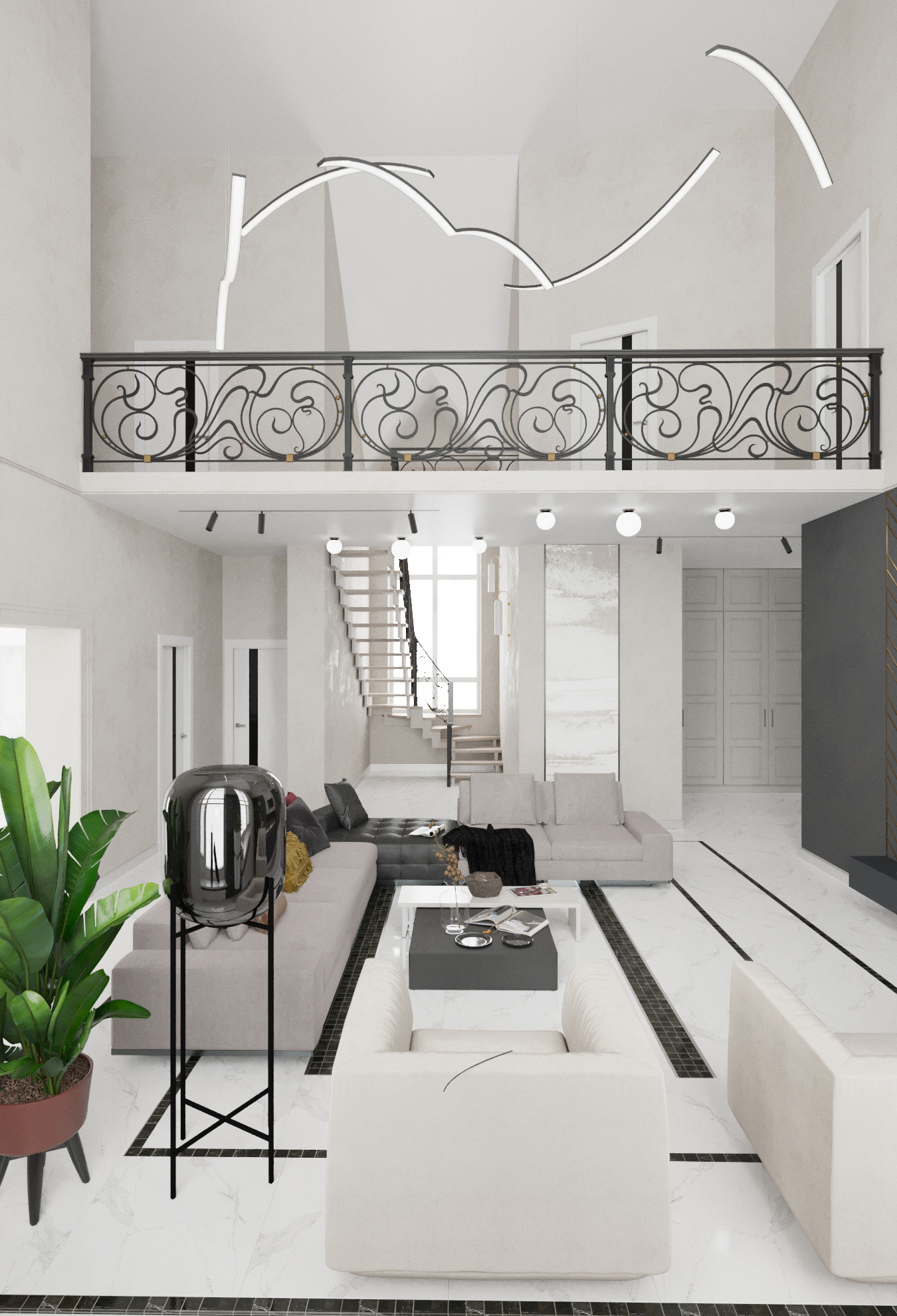 Коттедж. Медовка. Гостиная.