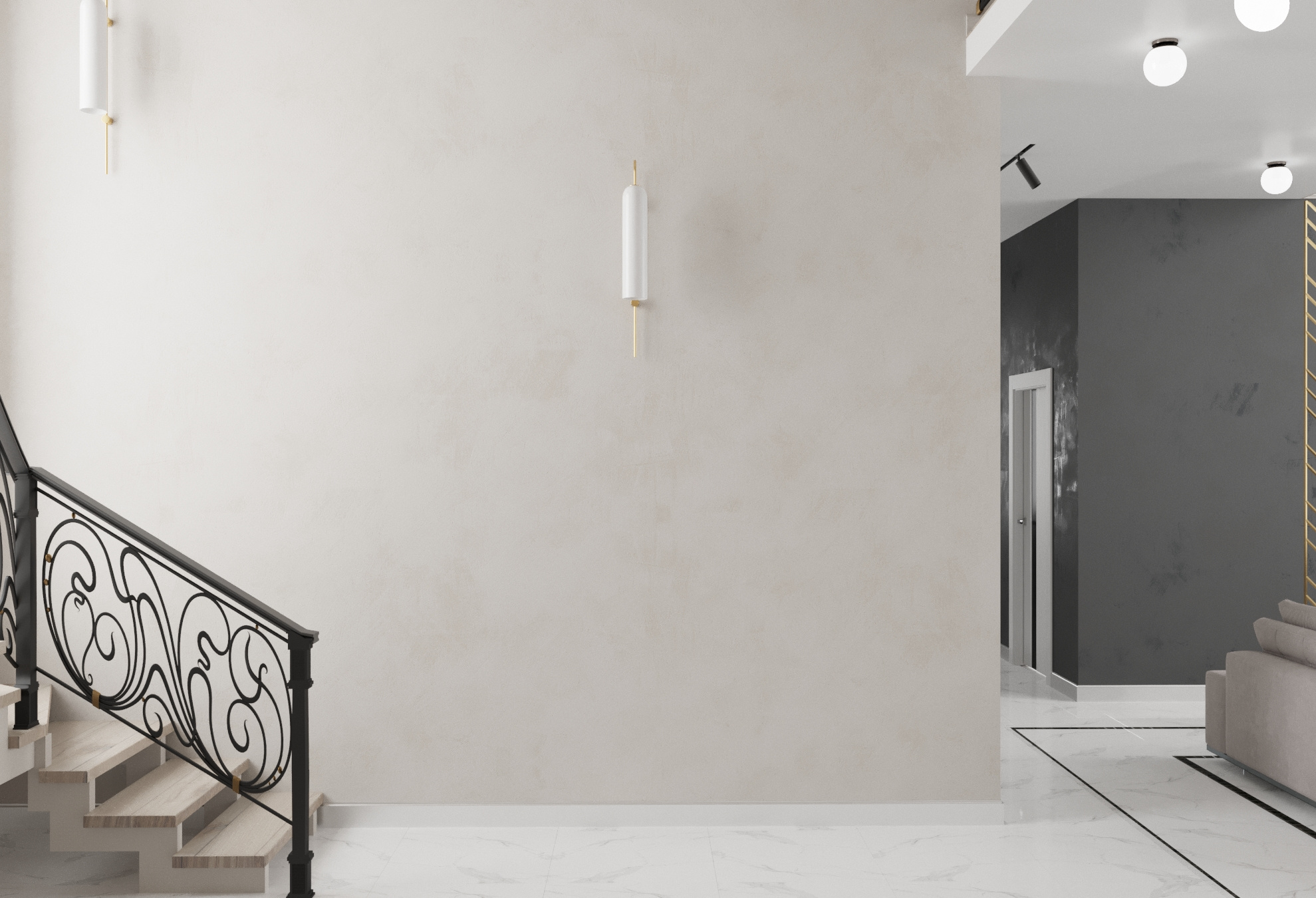 Коттедж. Медовка. Гостиная.