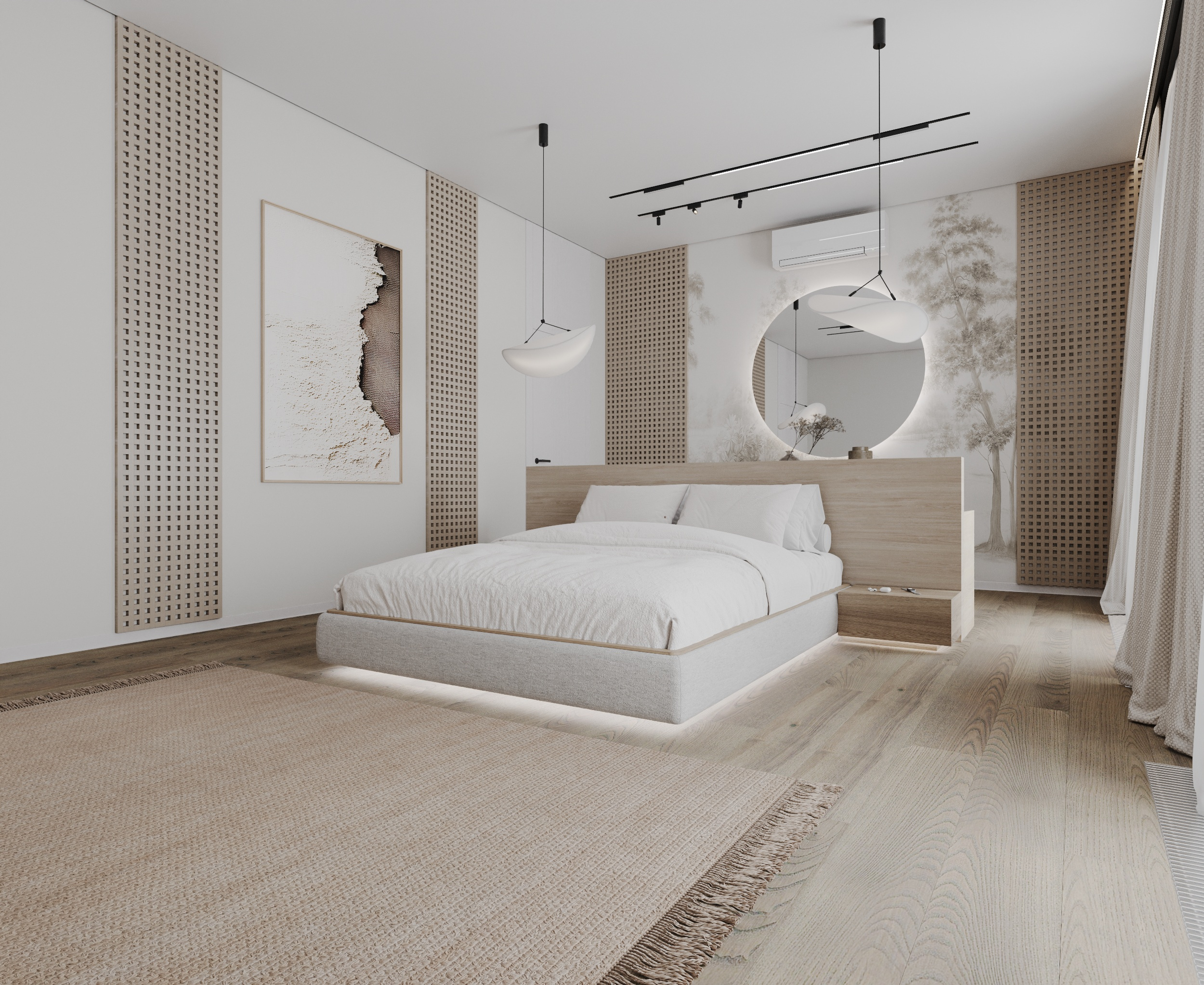 Спальня в стиле Japandi (предложение 1)