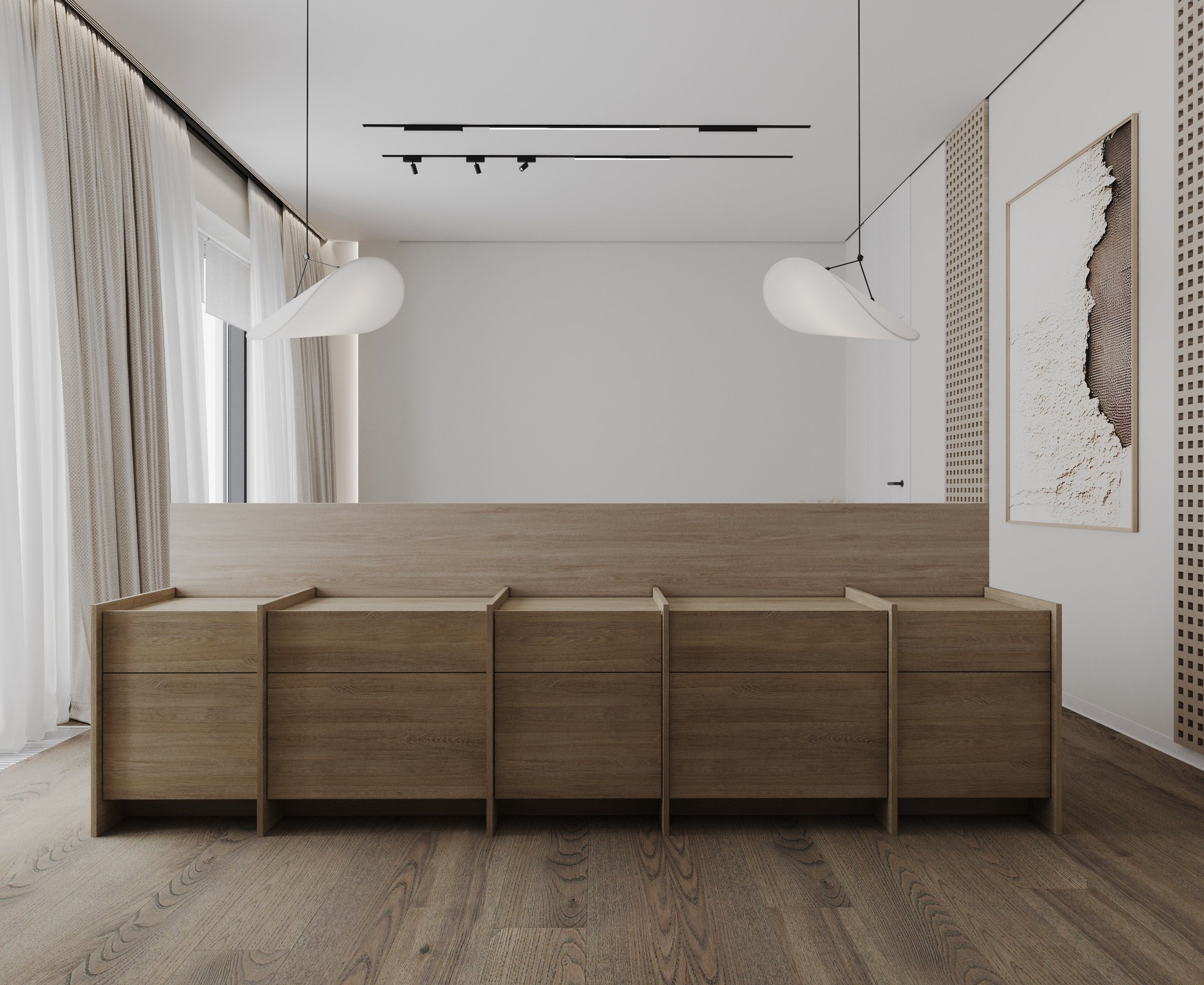 Спальня в стиле Japandi (предложение 1)