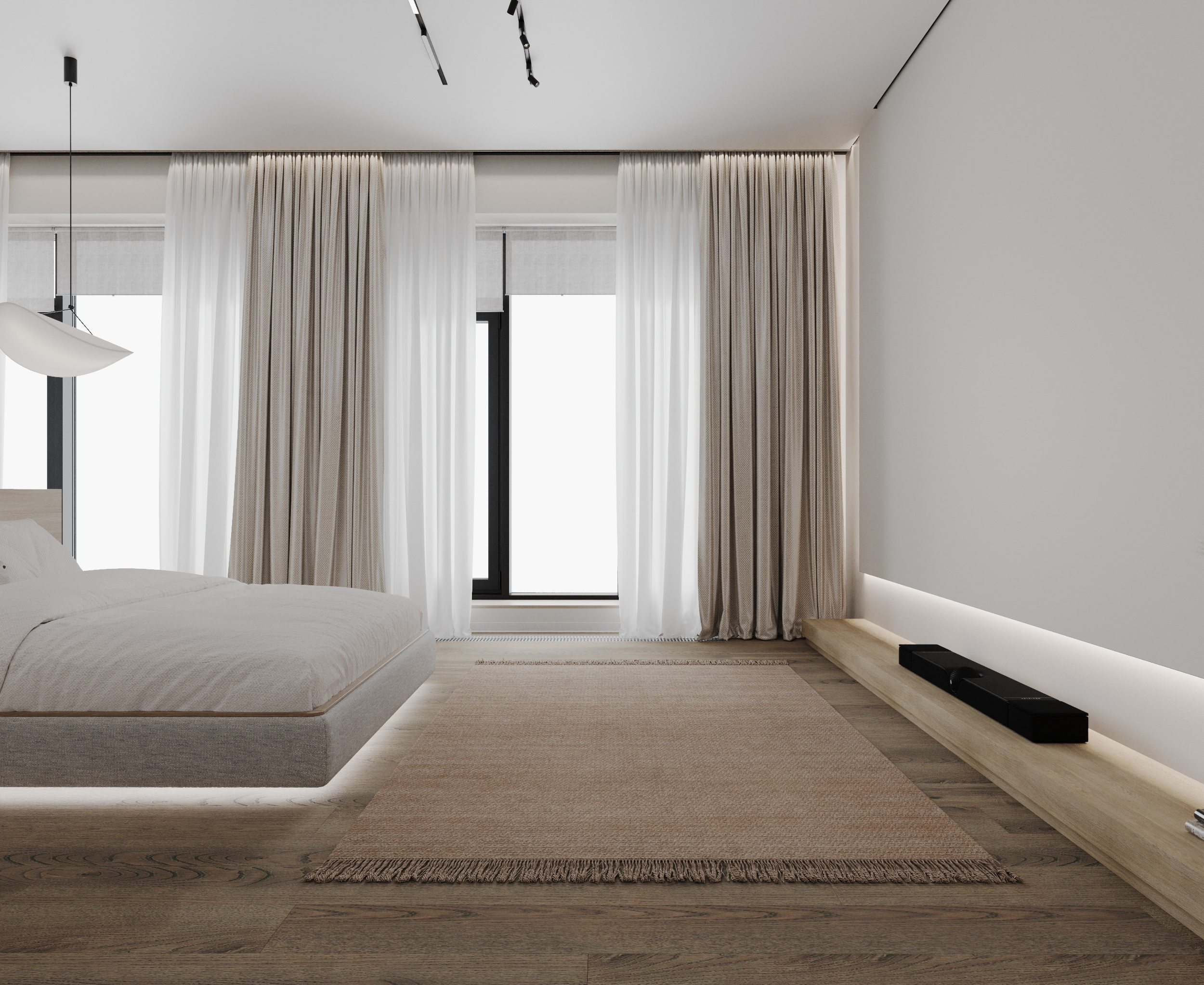 Спальня в стиле Japandi (предложение 1)