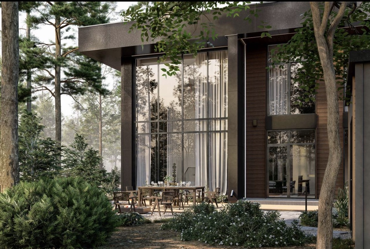 Project of a low-rise cottage-type residential building