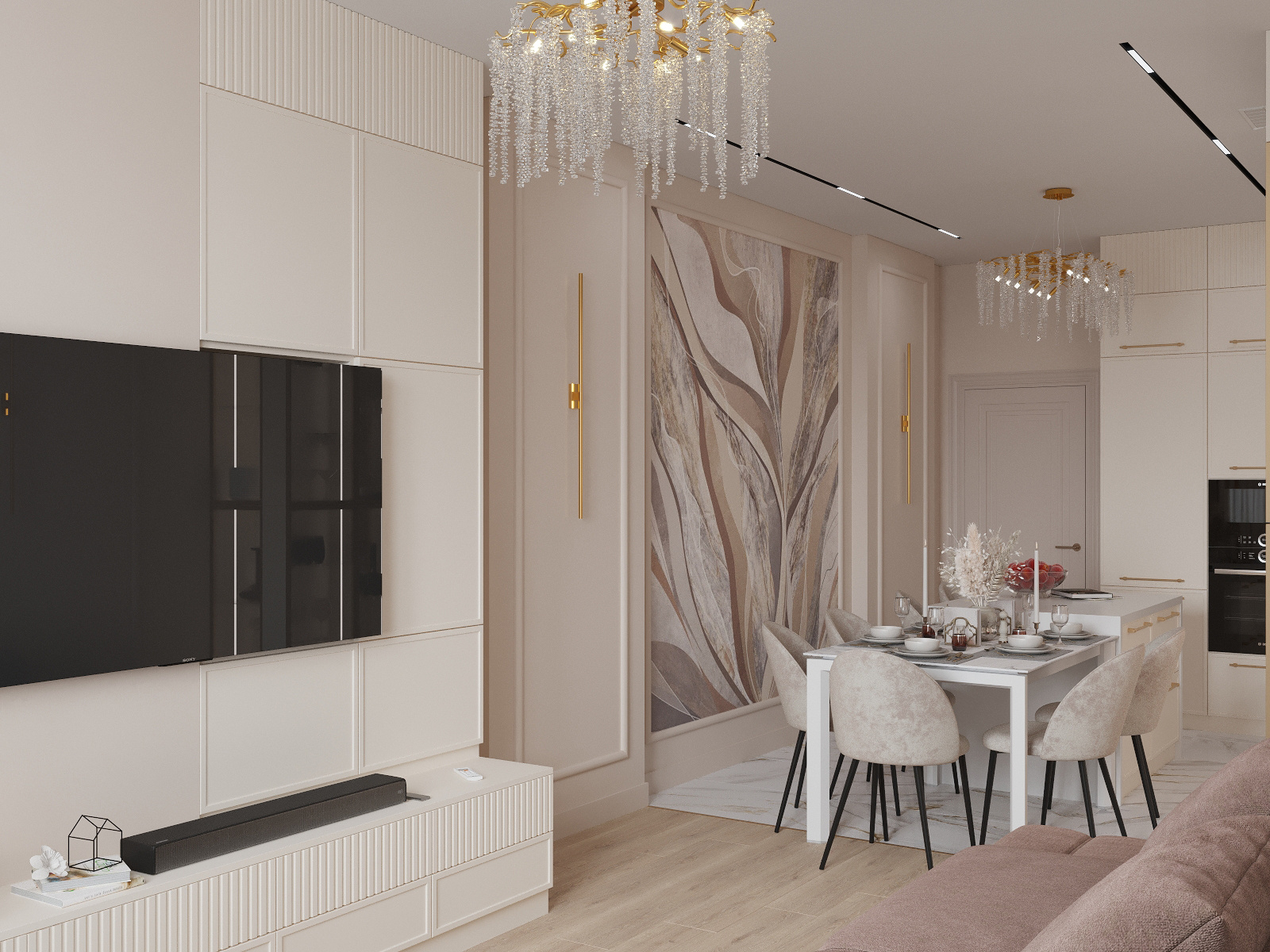 Квартира в неоклассическом стиле