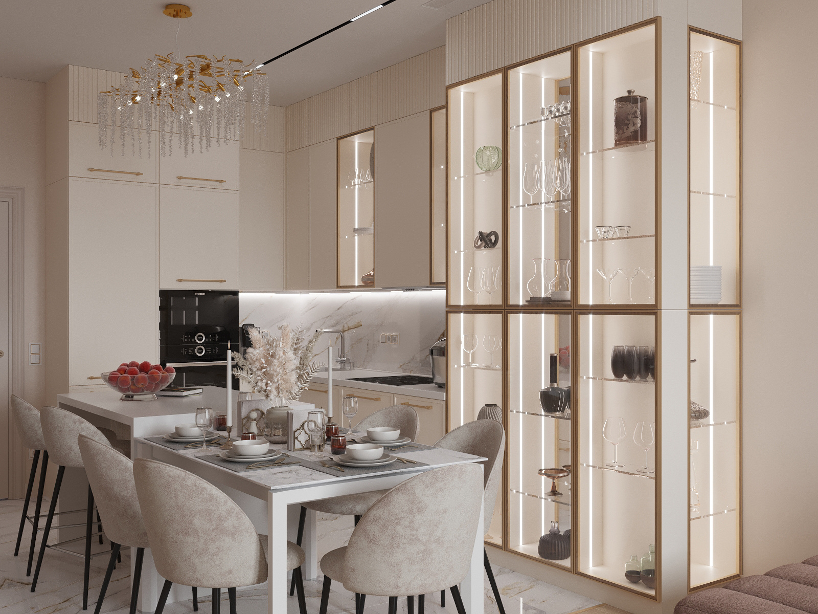 Квартира в неоклассическом стиле