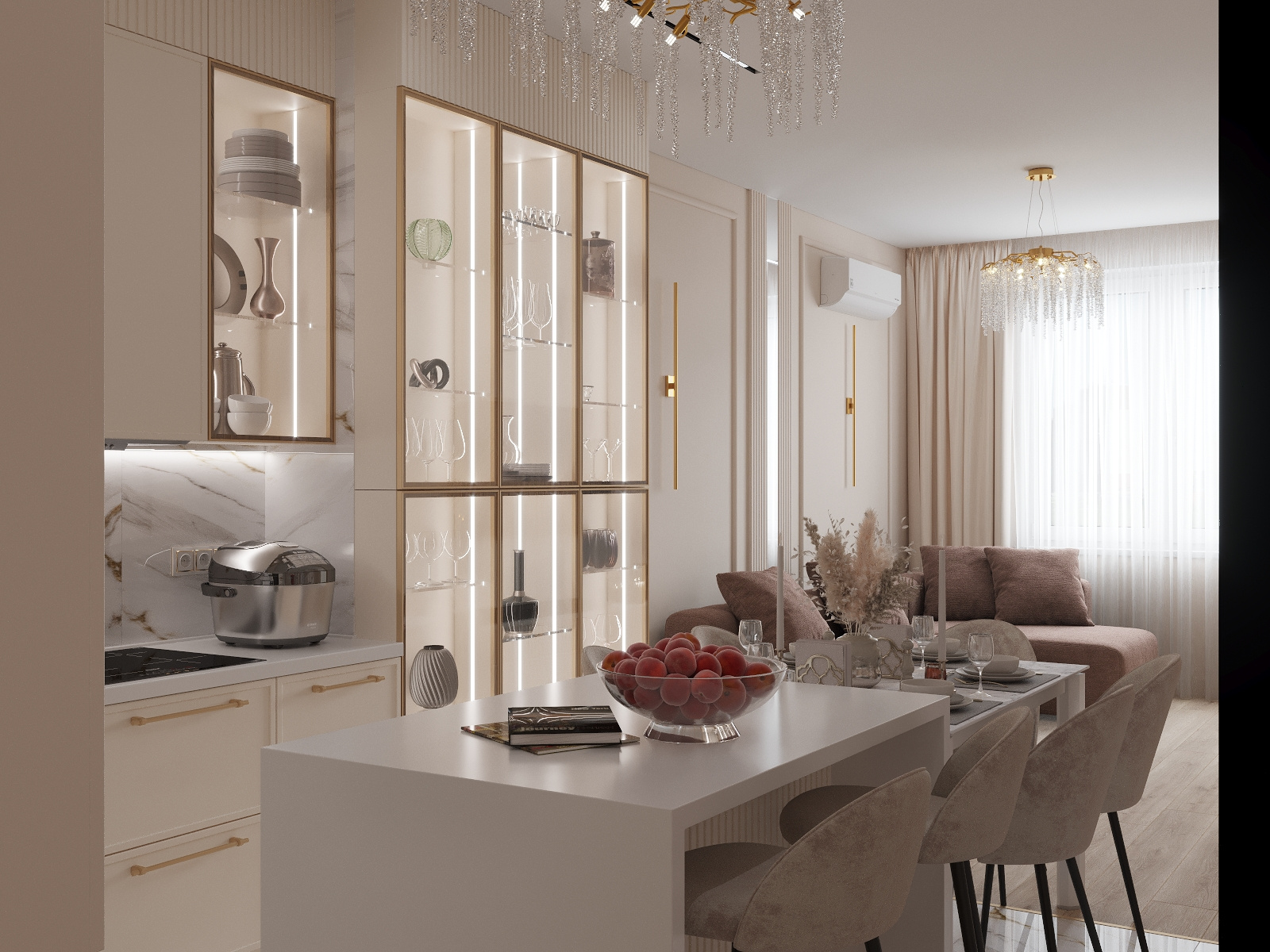 Квартира в неоклассическом стиле