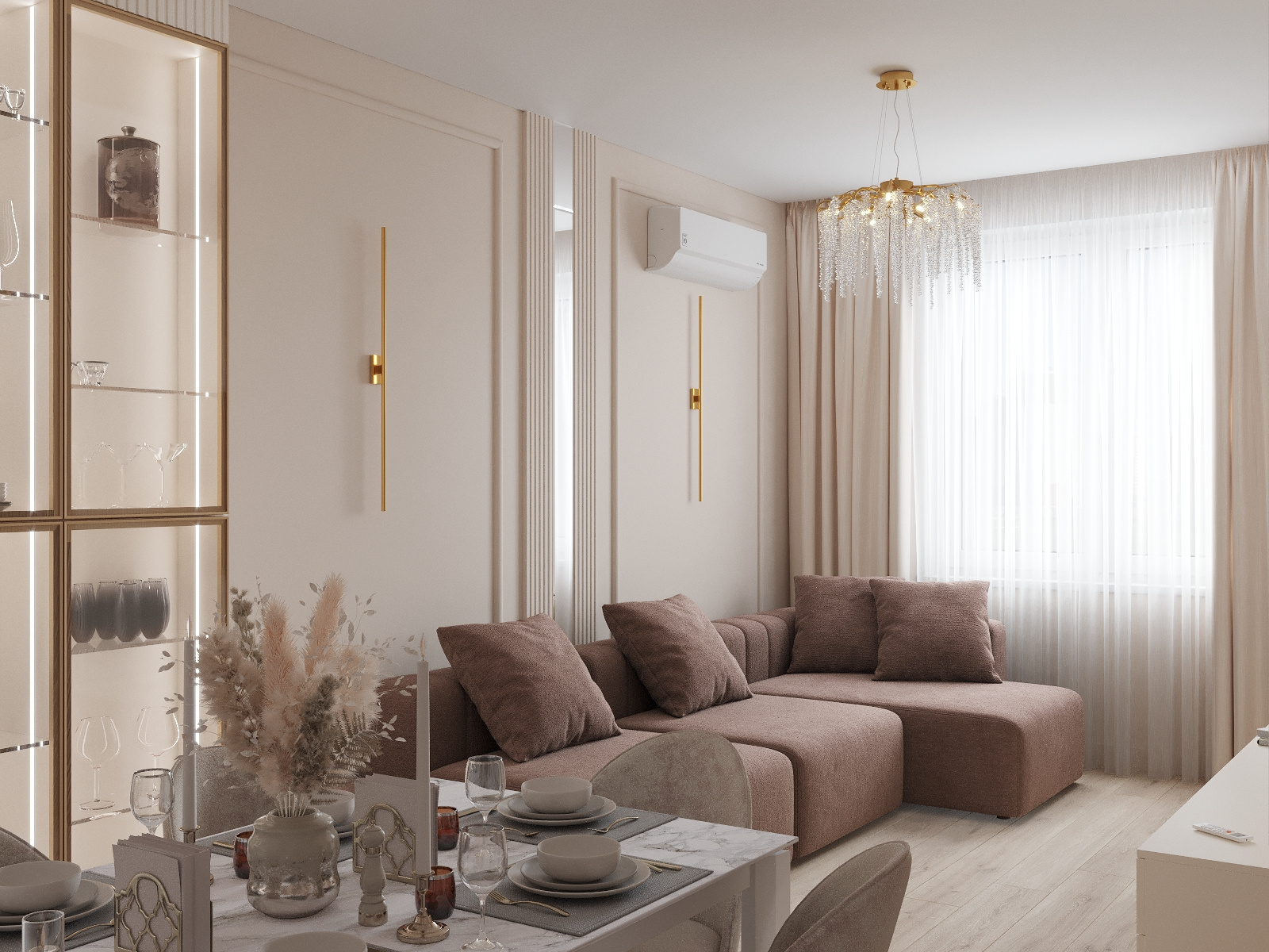 Квартира в неоклассическом стиле