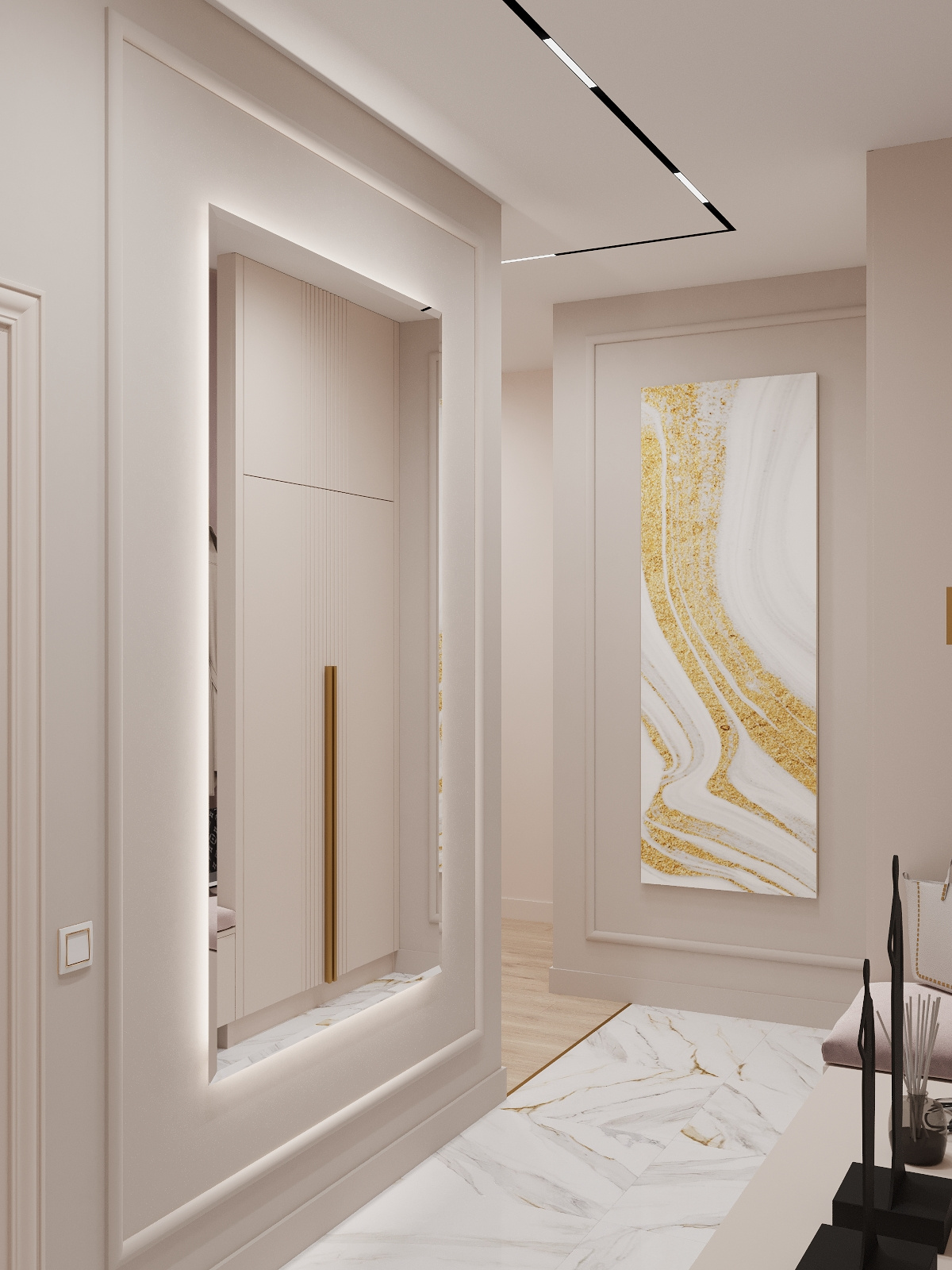 Квартира в неоклассическом стиле