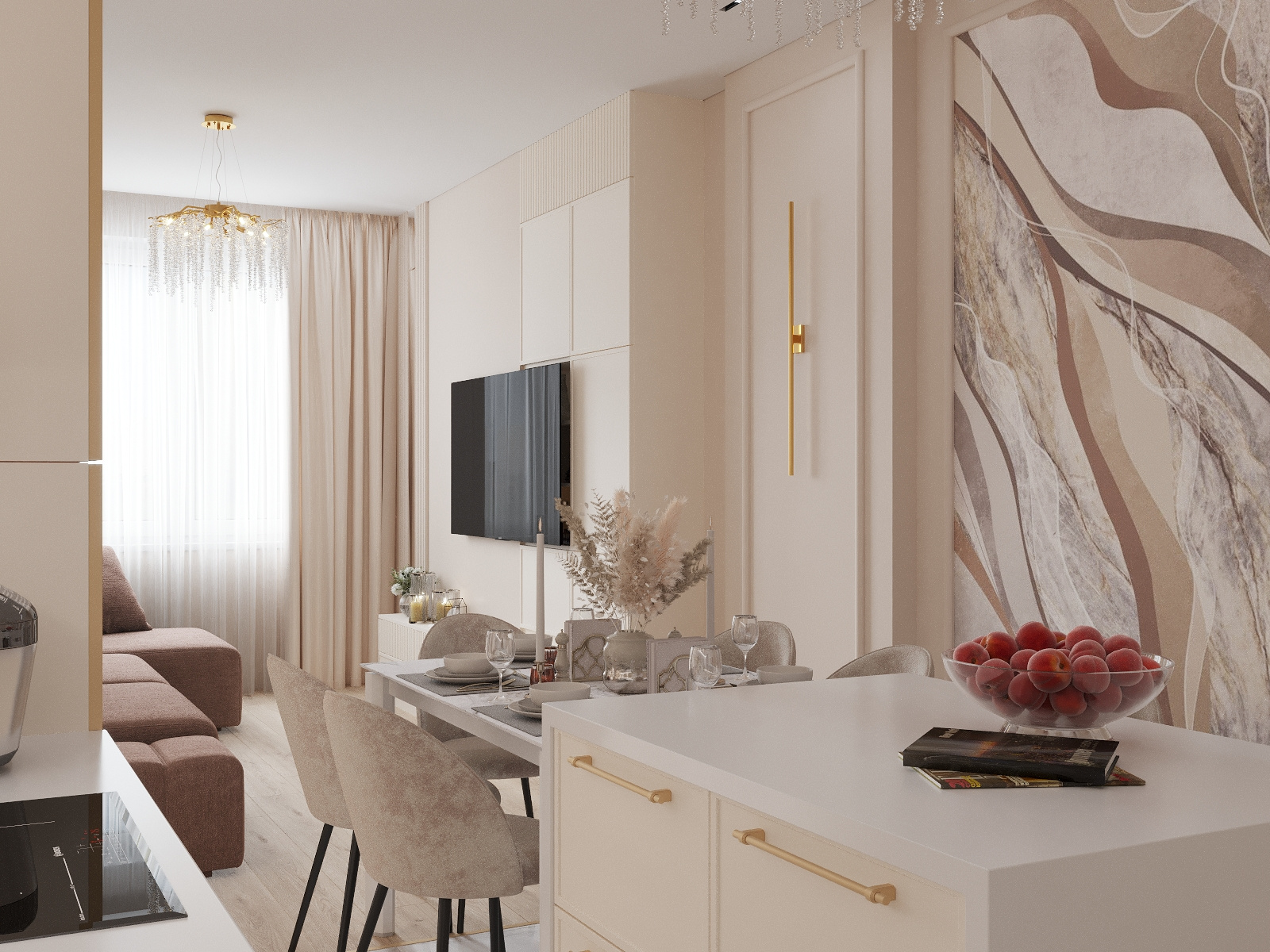 Квартира в неоклассическом стиле