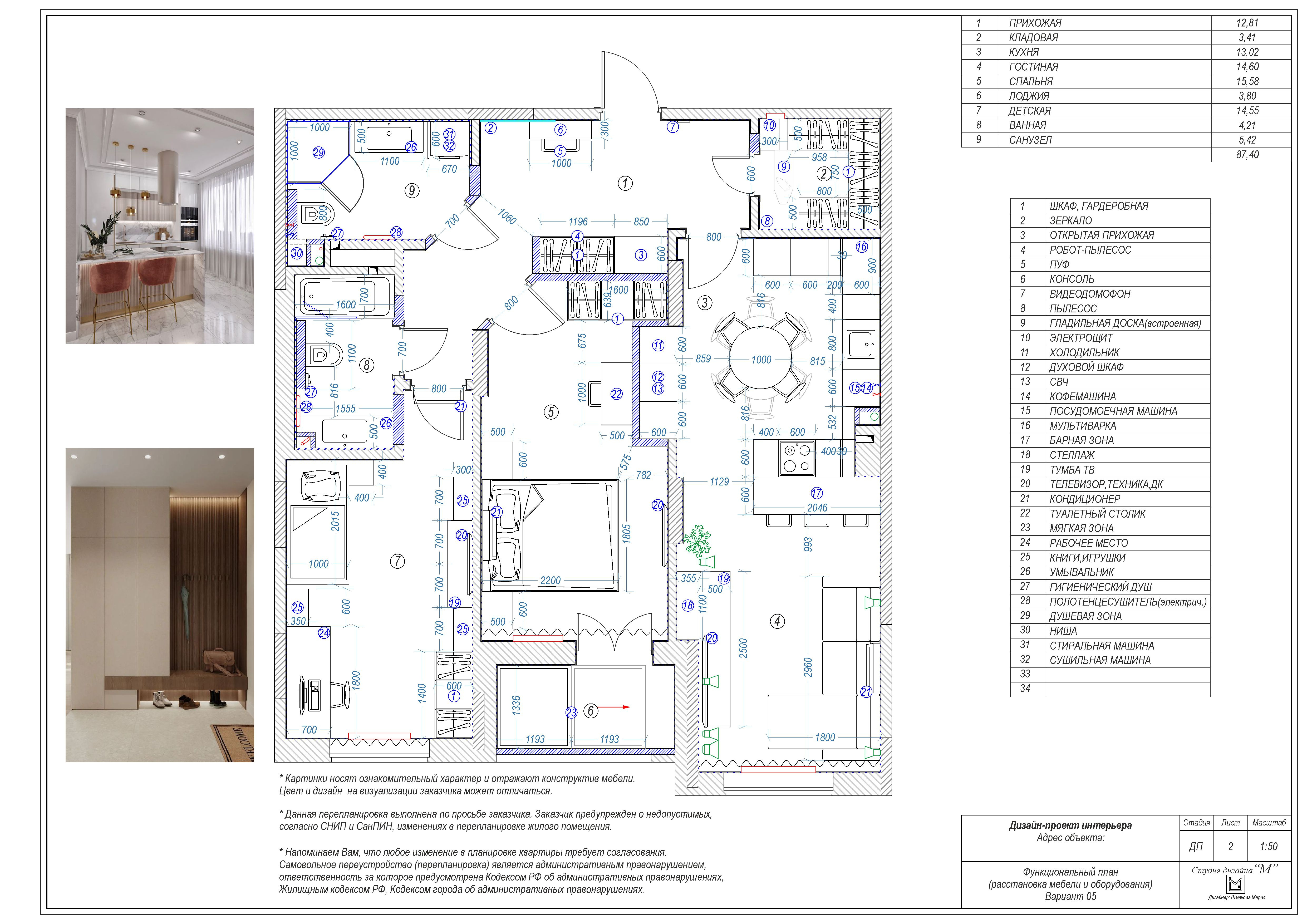 Квартира в неоклассическом стиле