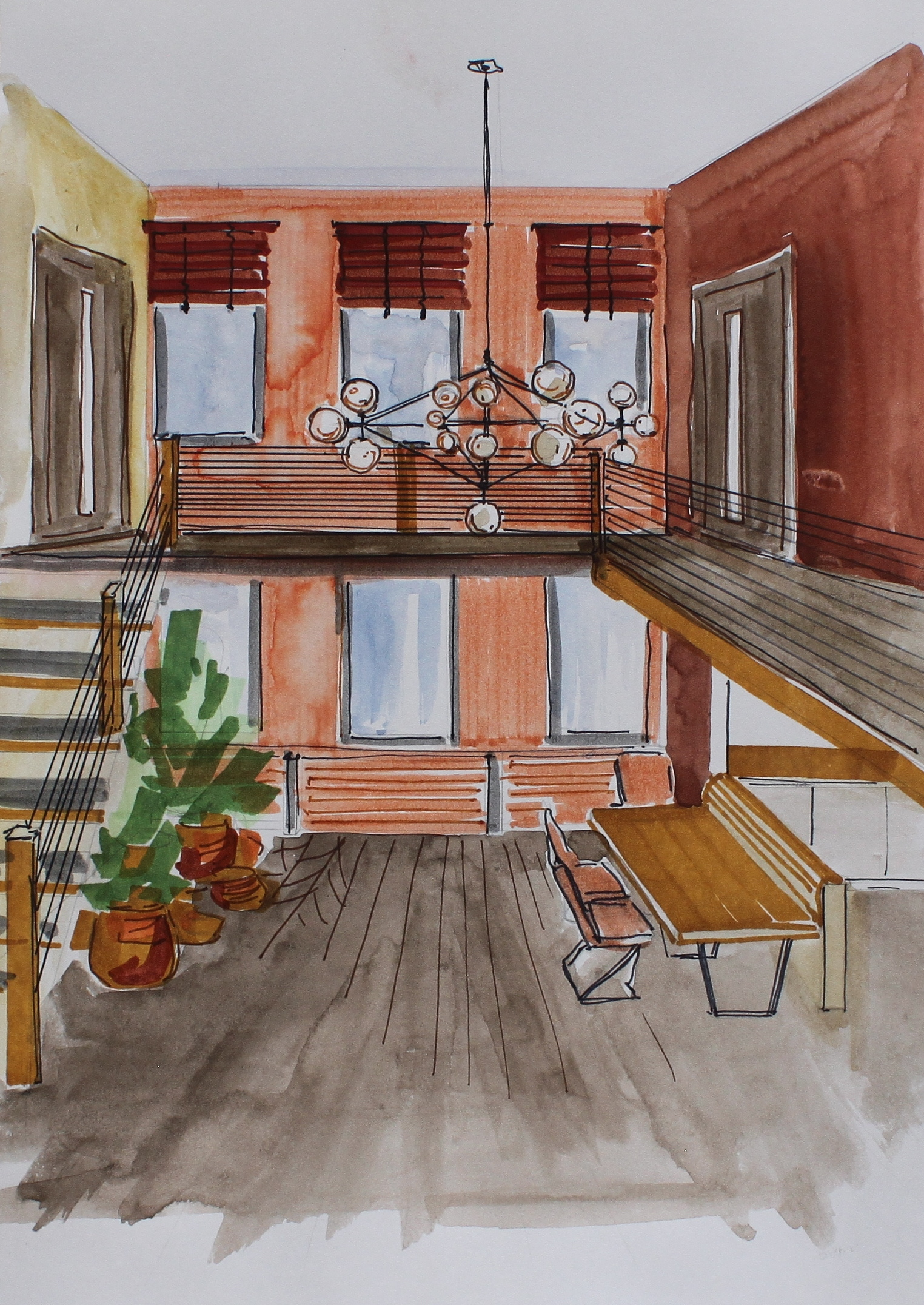 Квартира в двух уровнях "Современный уют" 2017 год