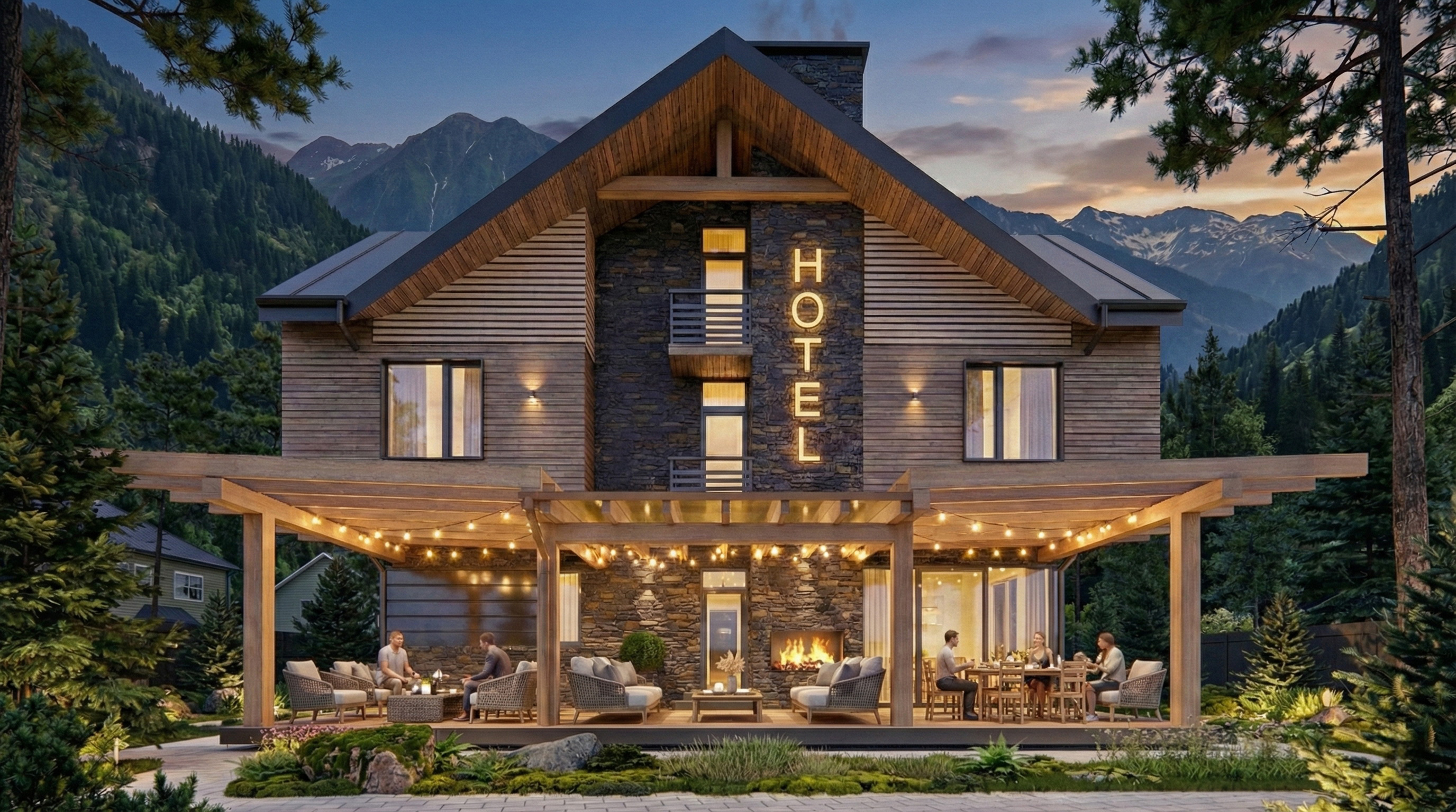 Mountain hotel