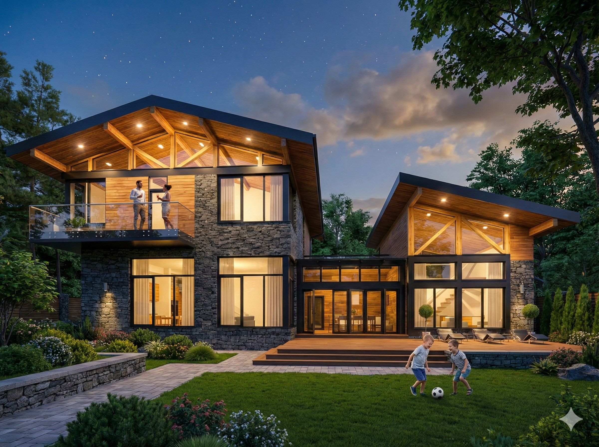 Modern chalet