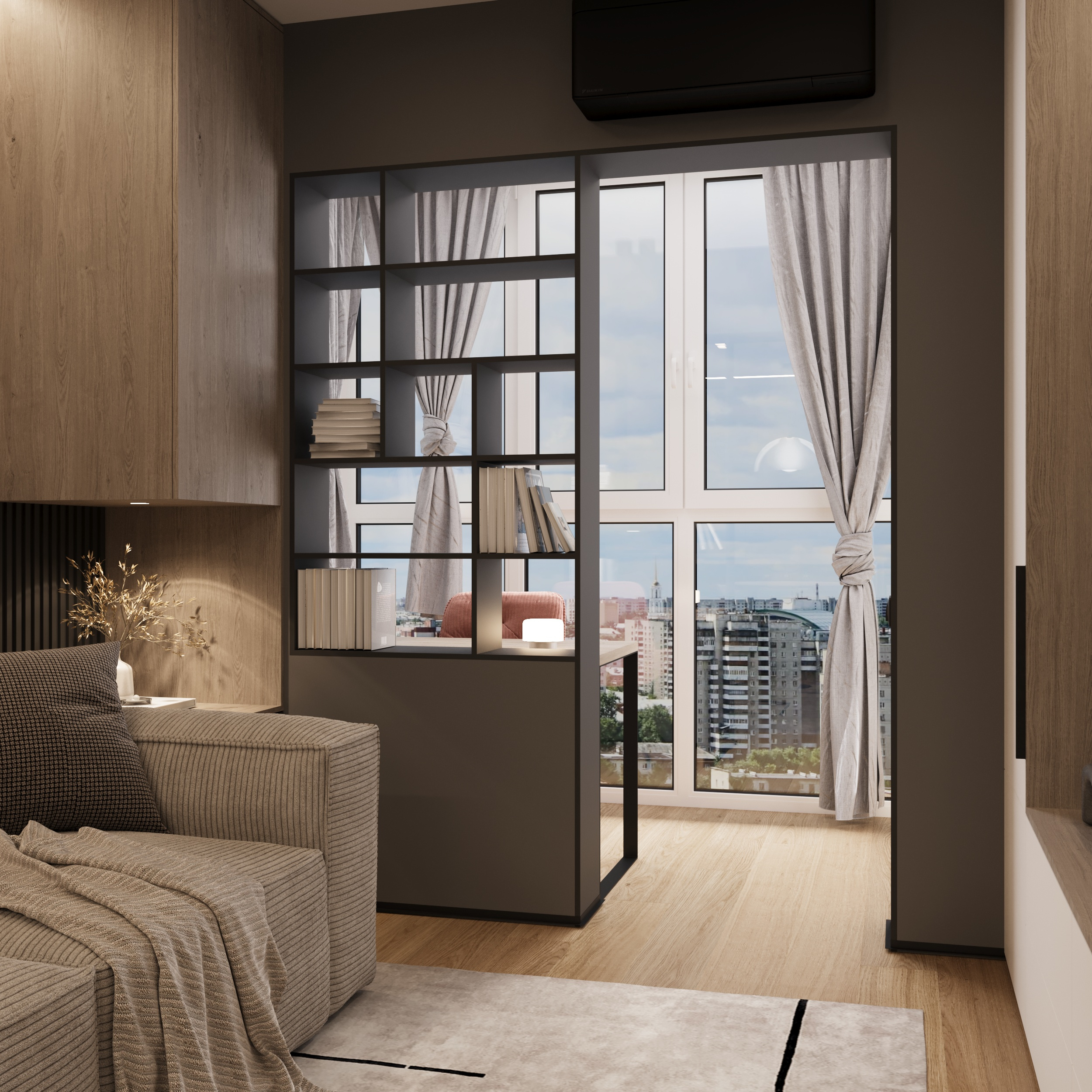 Уютная и теплая студия