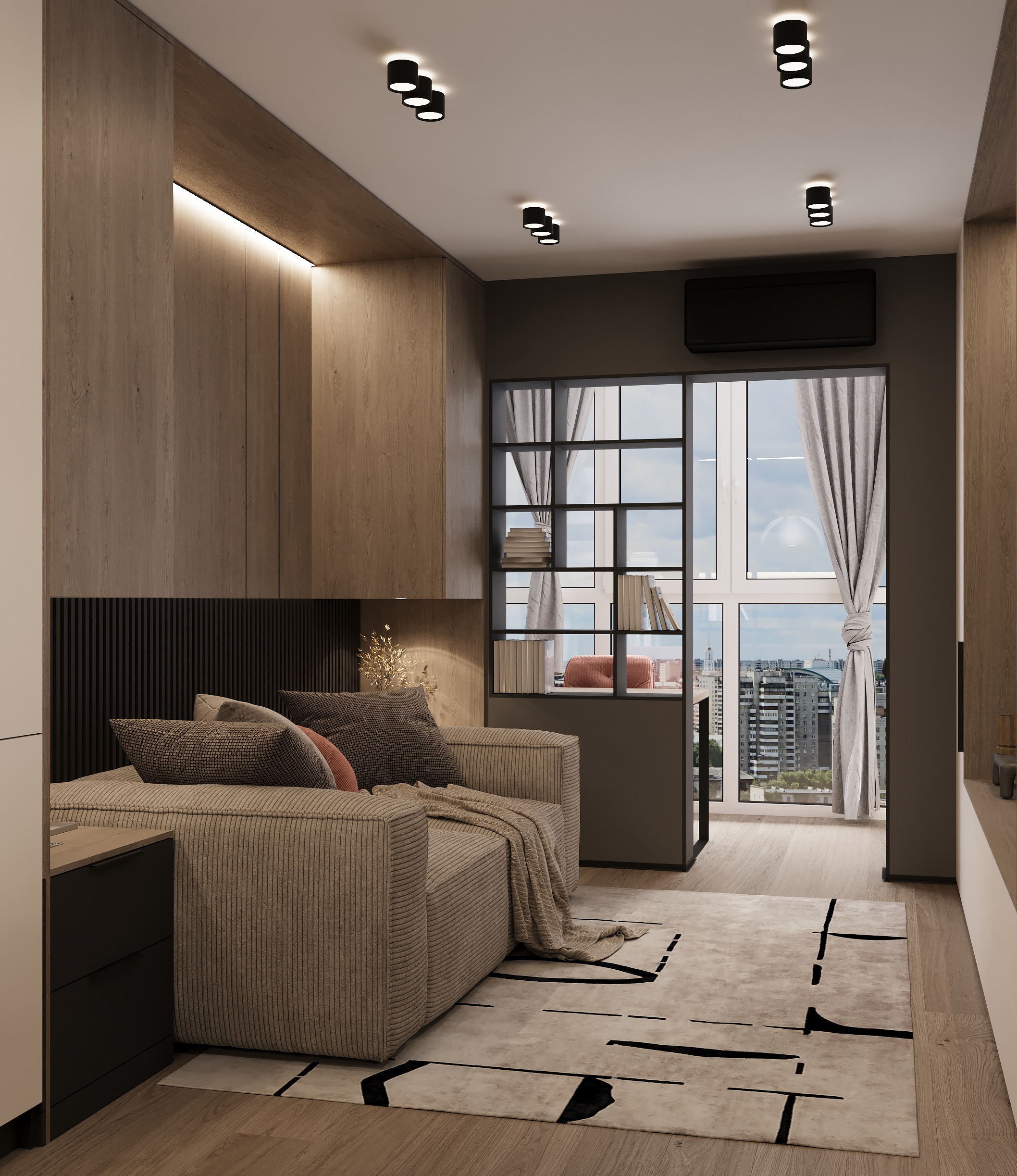 Уютная и теплая студия