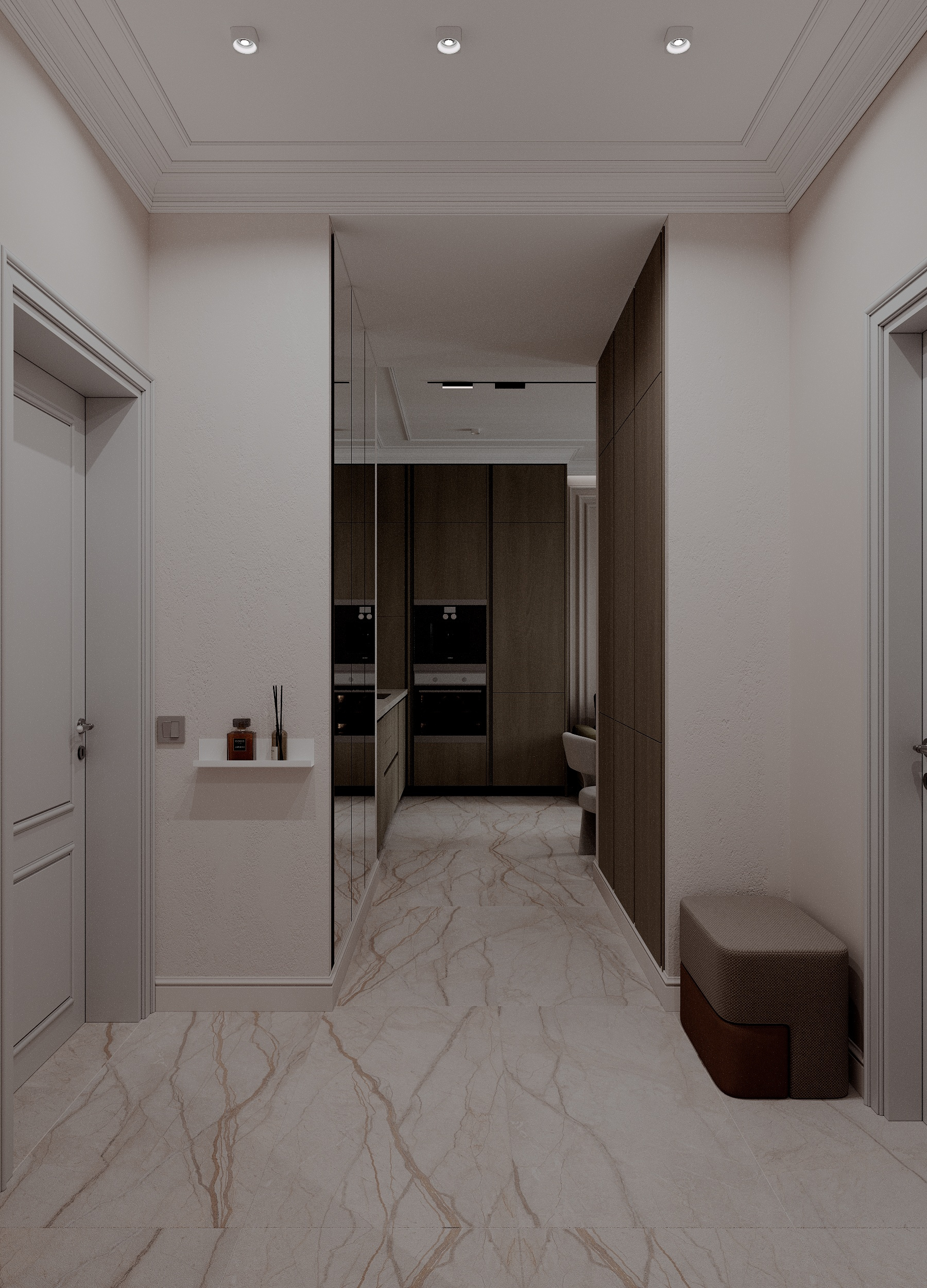 Обложка проекта: Прихожая в двухкомнатной квартире