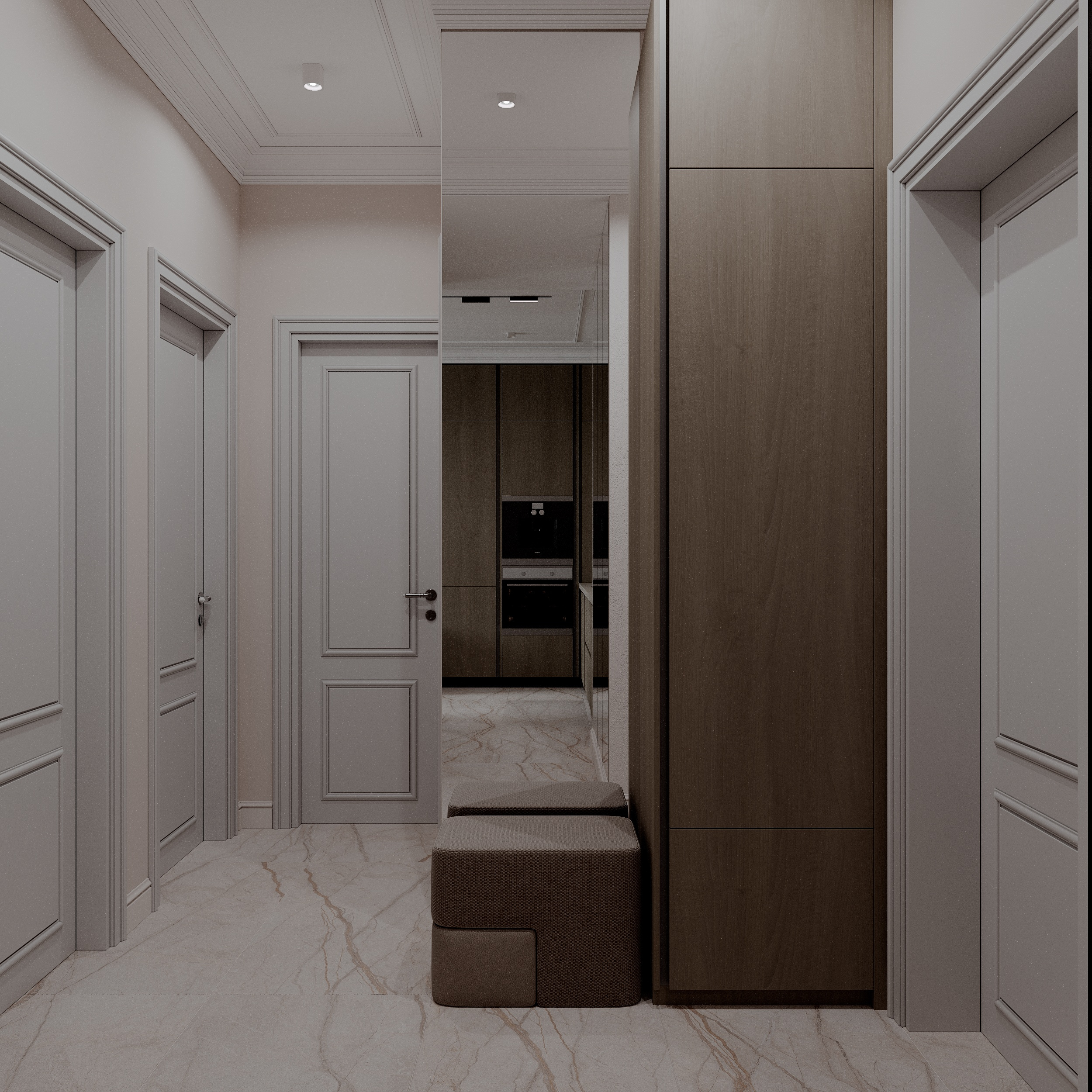 Прихожая в двухкомнатной квартире