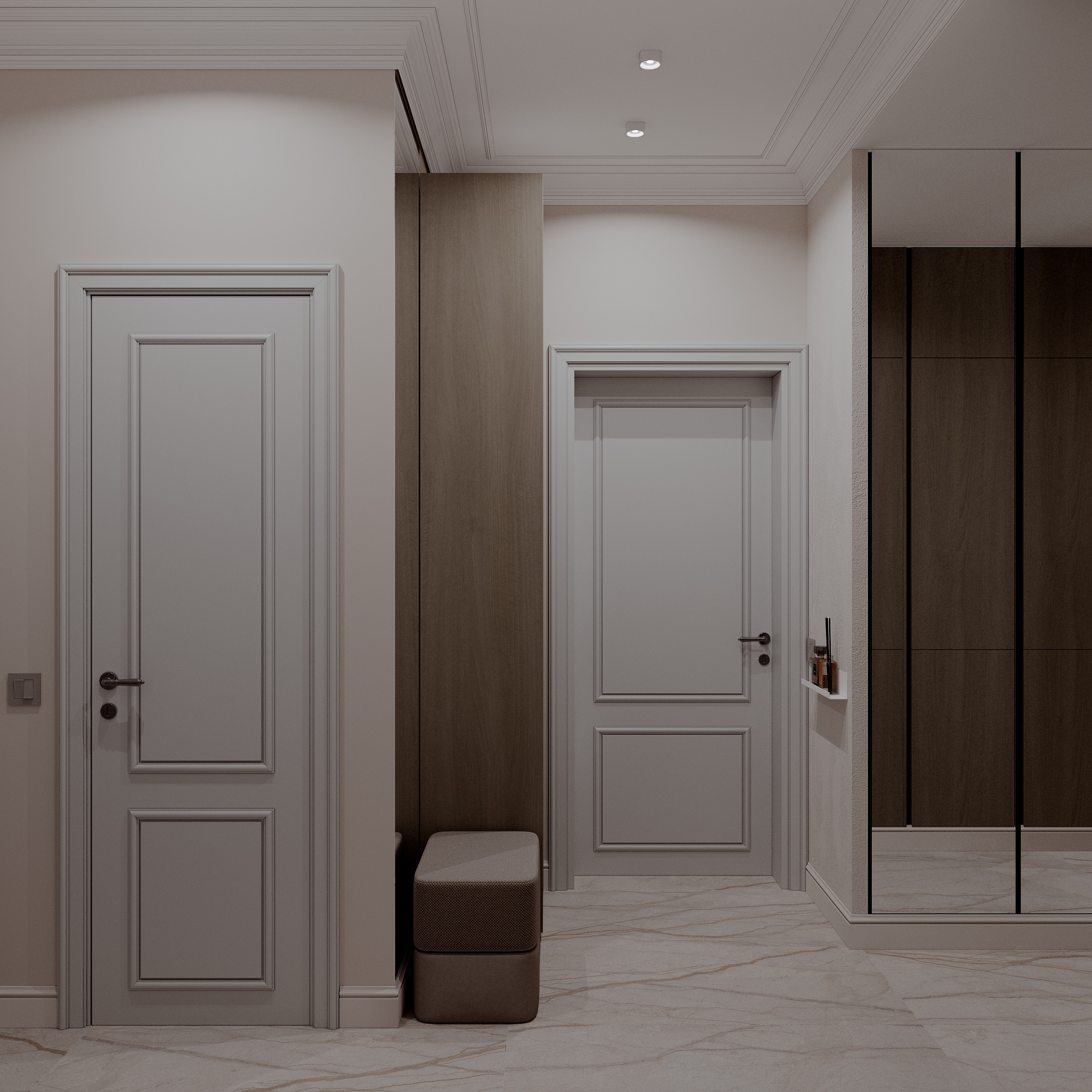 Прихожая в двухкомнатной квартире