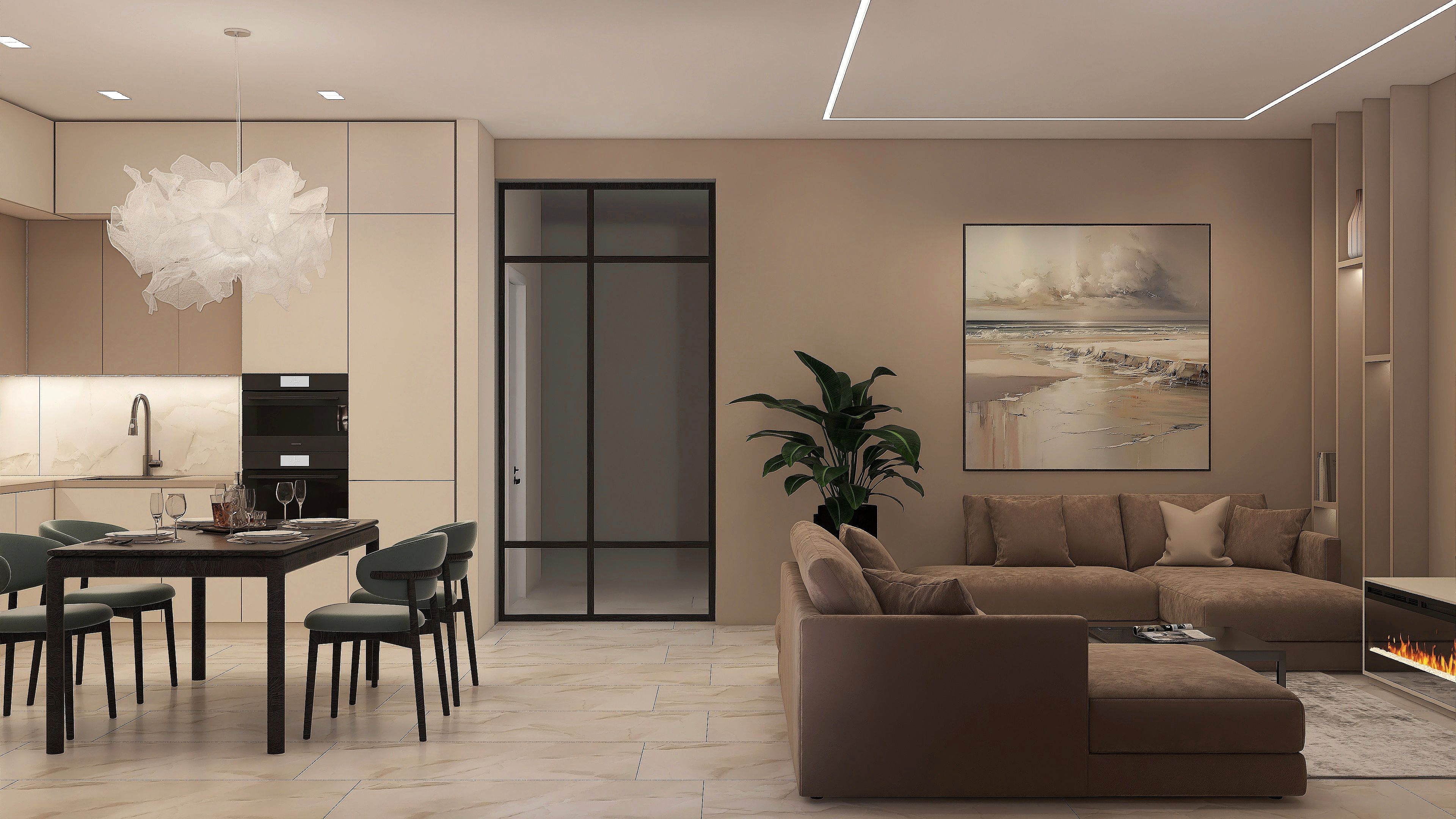 Кухня-гостиная