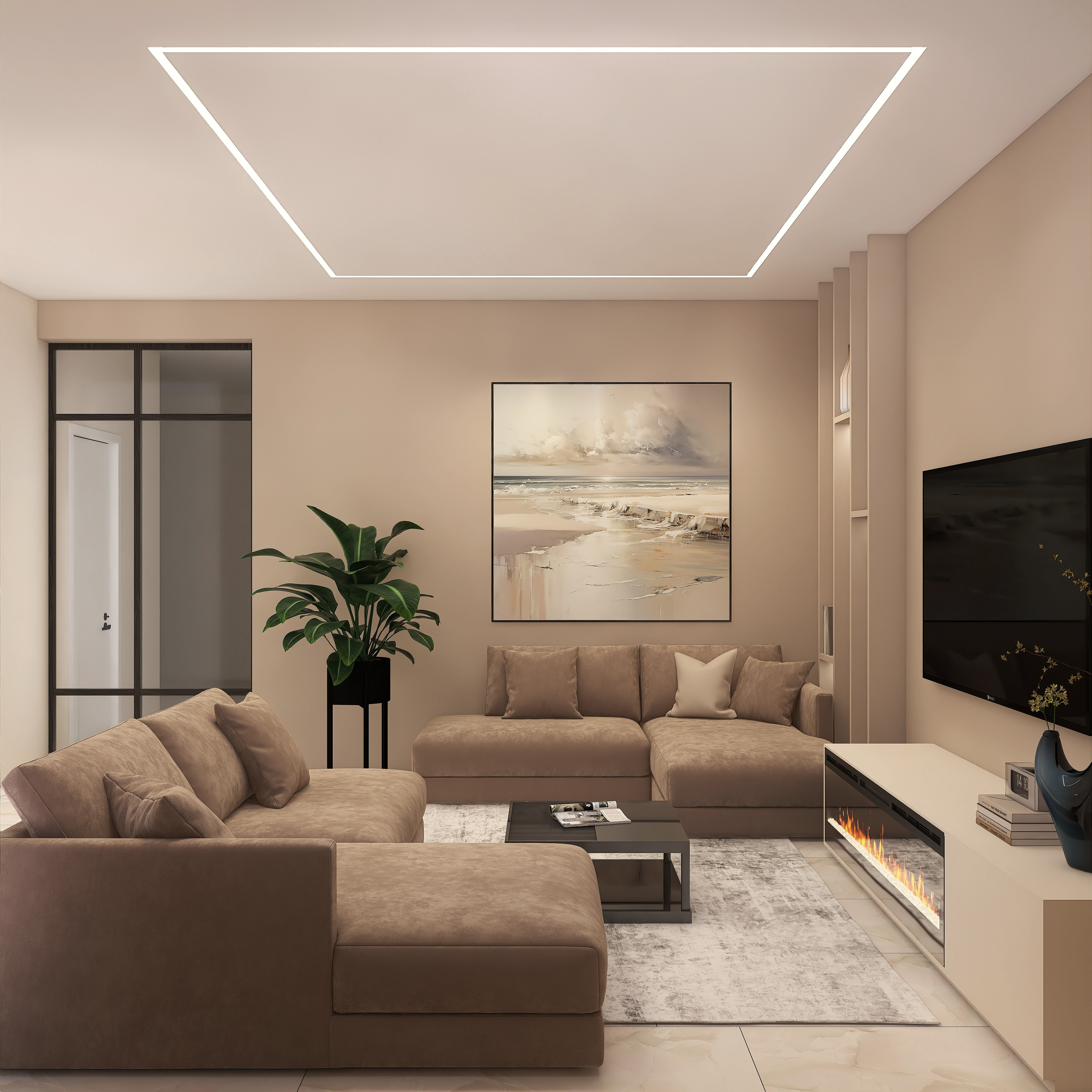 Обложка проекта: Кухня-гостиная