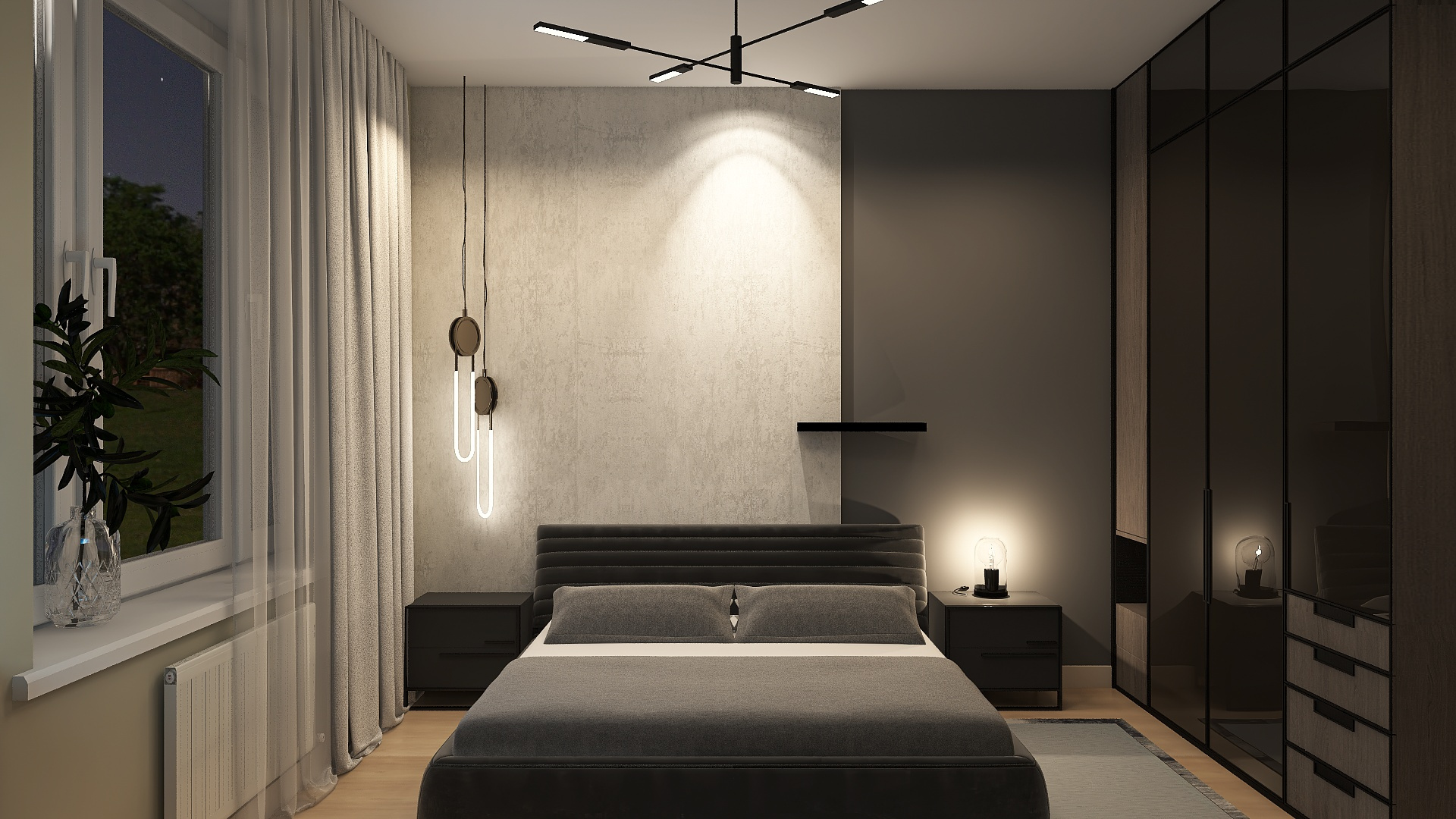 Обложка проекта: Спальня молодого человека