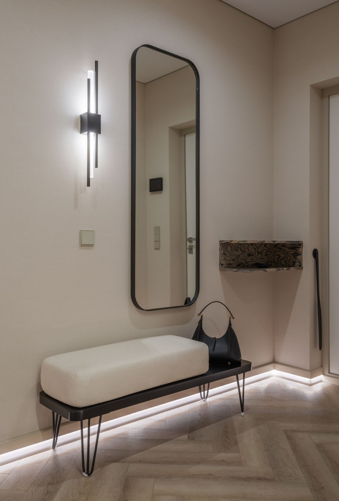 Интерьер в стиле мягкого минимализма «Архитектура тишины»