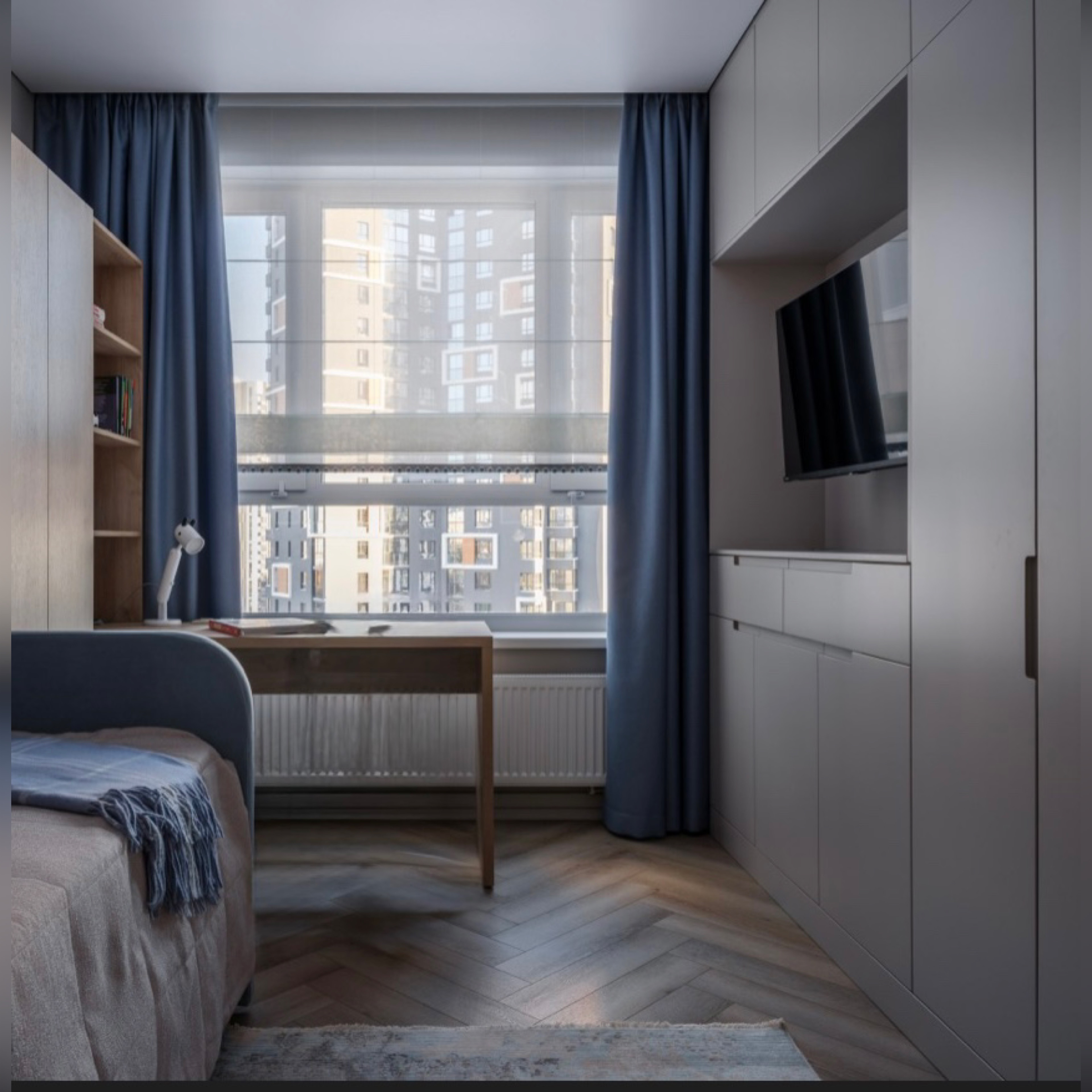 Интерьер в стиле мягкого минимализма «Архитектура тишины»