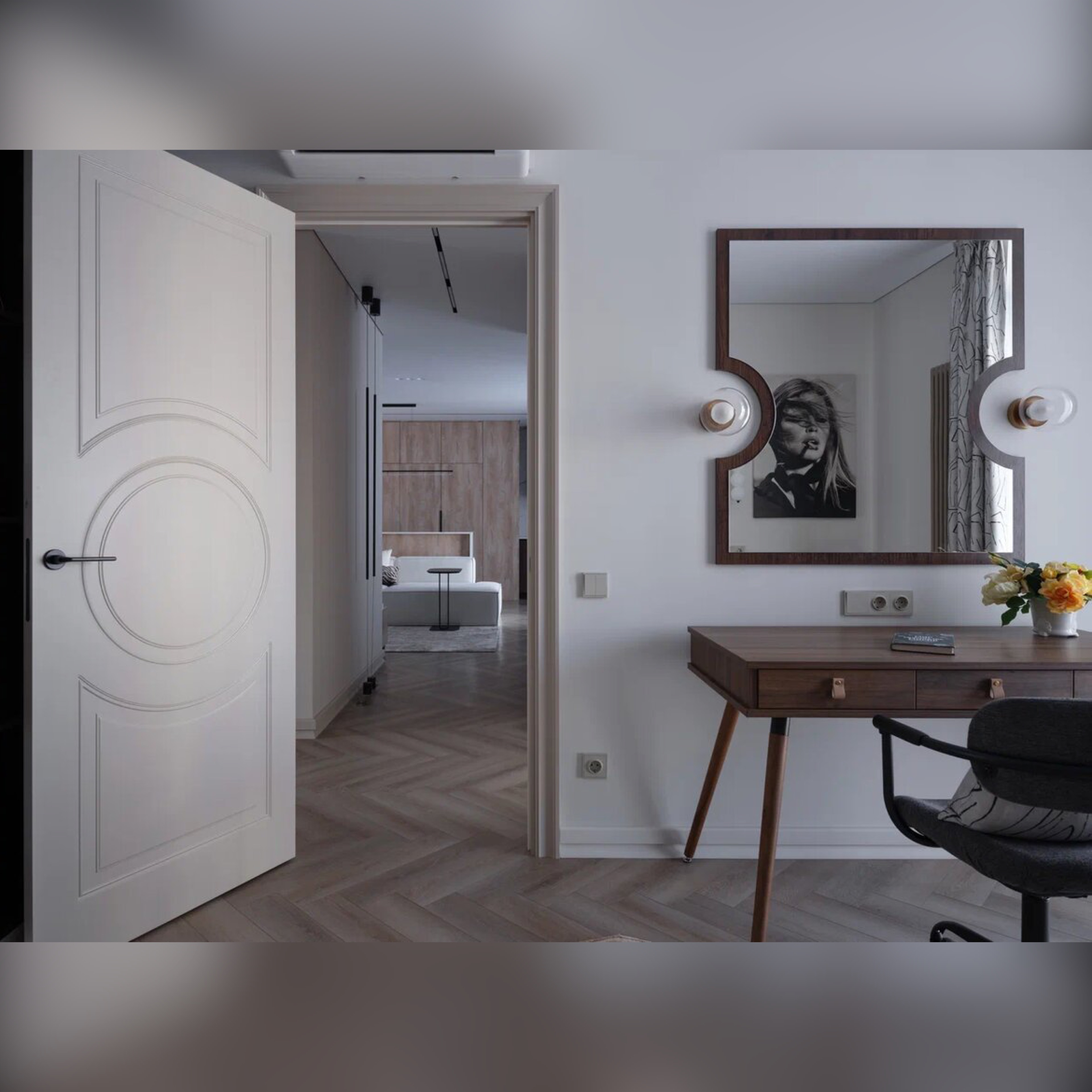 Интерьер в стиле мягкого минимализма «Архитектура тишины»