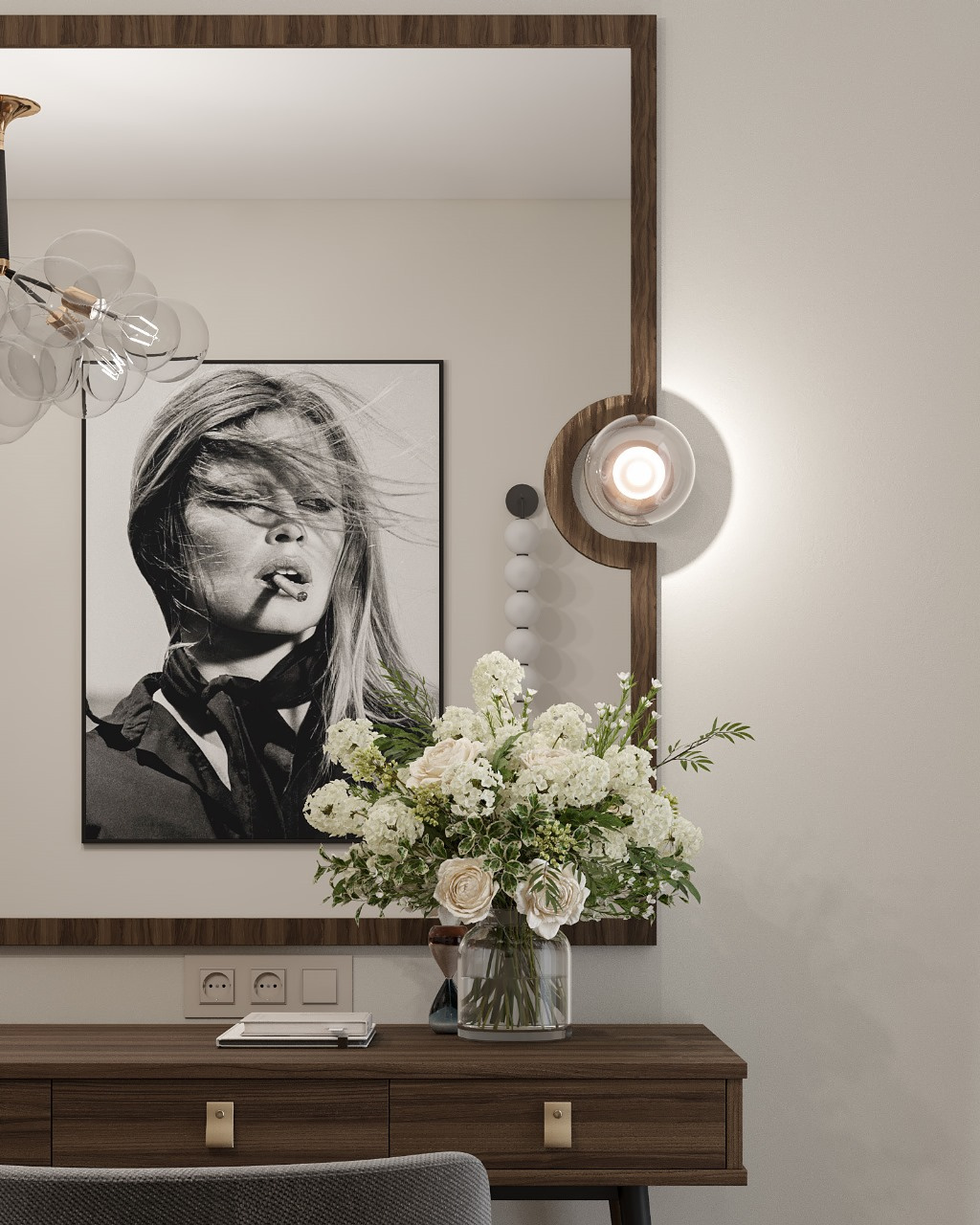 Интерьер в стиле мягкого минимализма «Архитектура тишины»