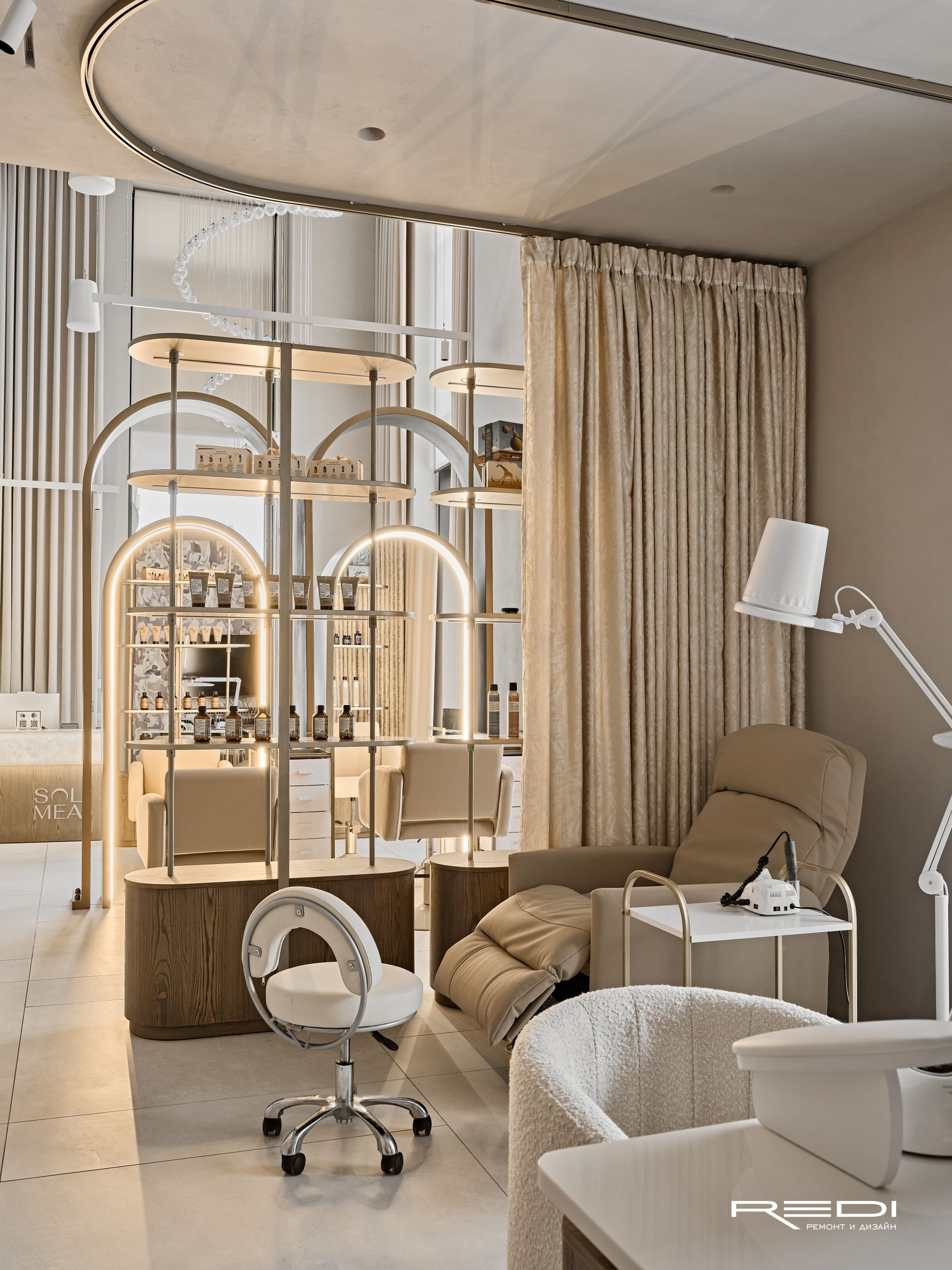 Реализация салона красоты SOLMEA
