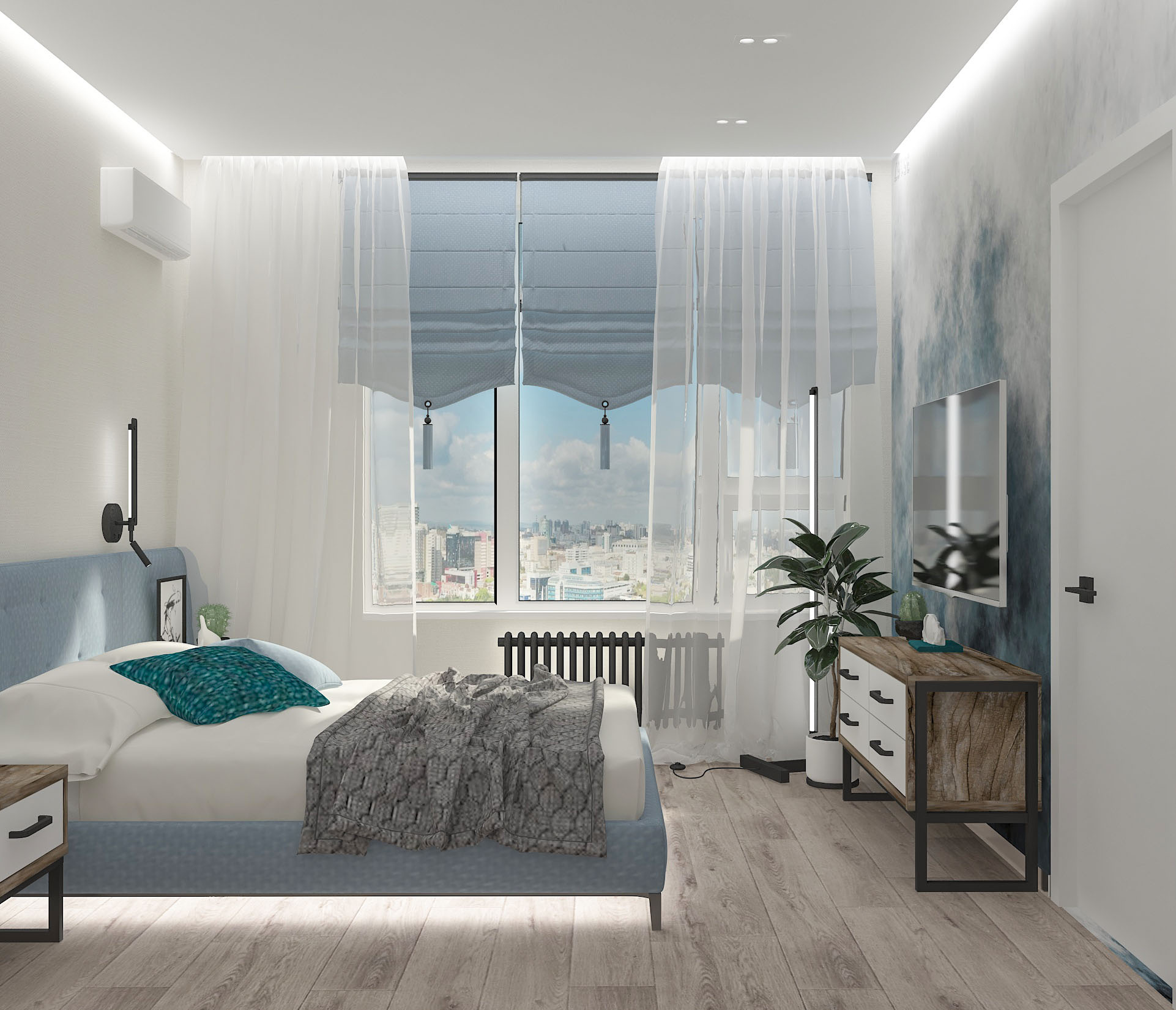 Однокомнатная квартира Loft