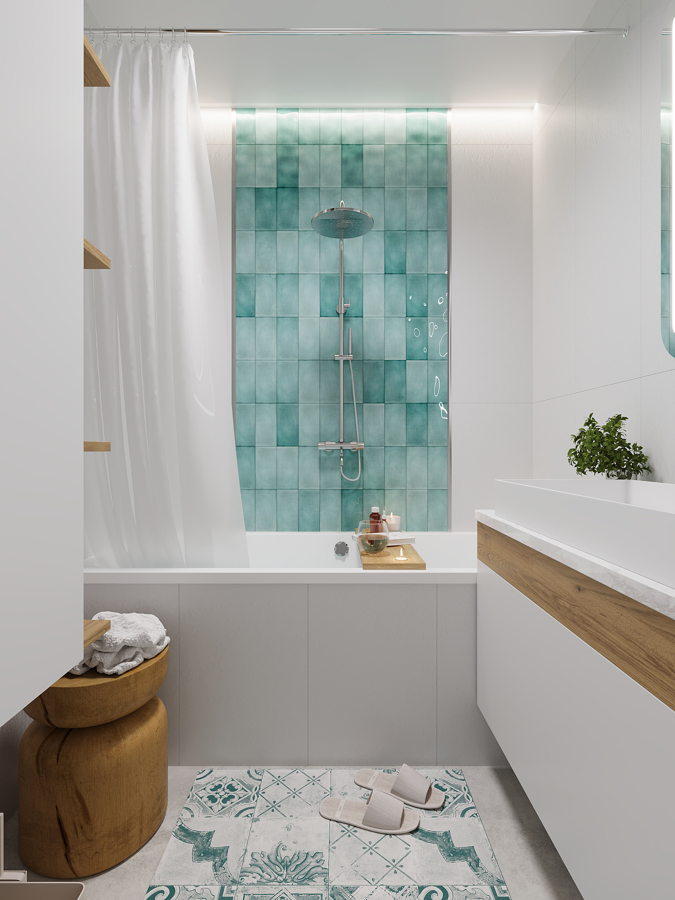 Дизайн отдельных помещений в квартире для молодой семьи