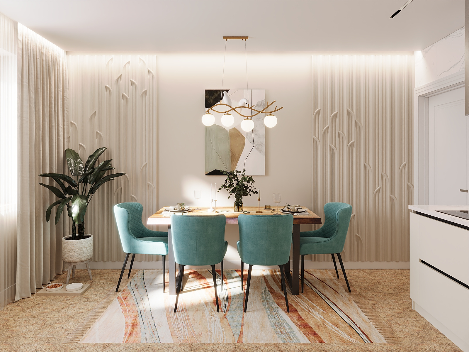 Дизайн отдельных помещений в квартире для молодой семьи