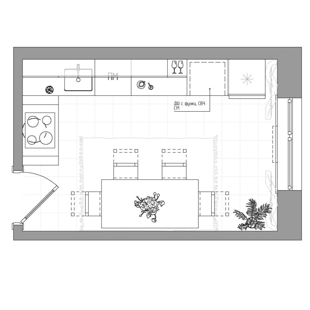 Дизайн отдельных помещений в квартире для молодой семьи