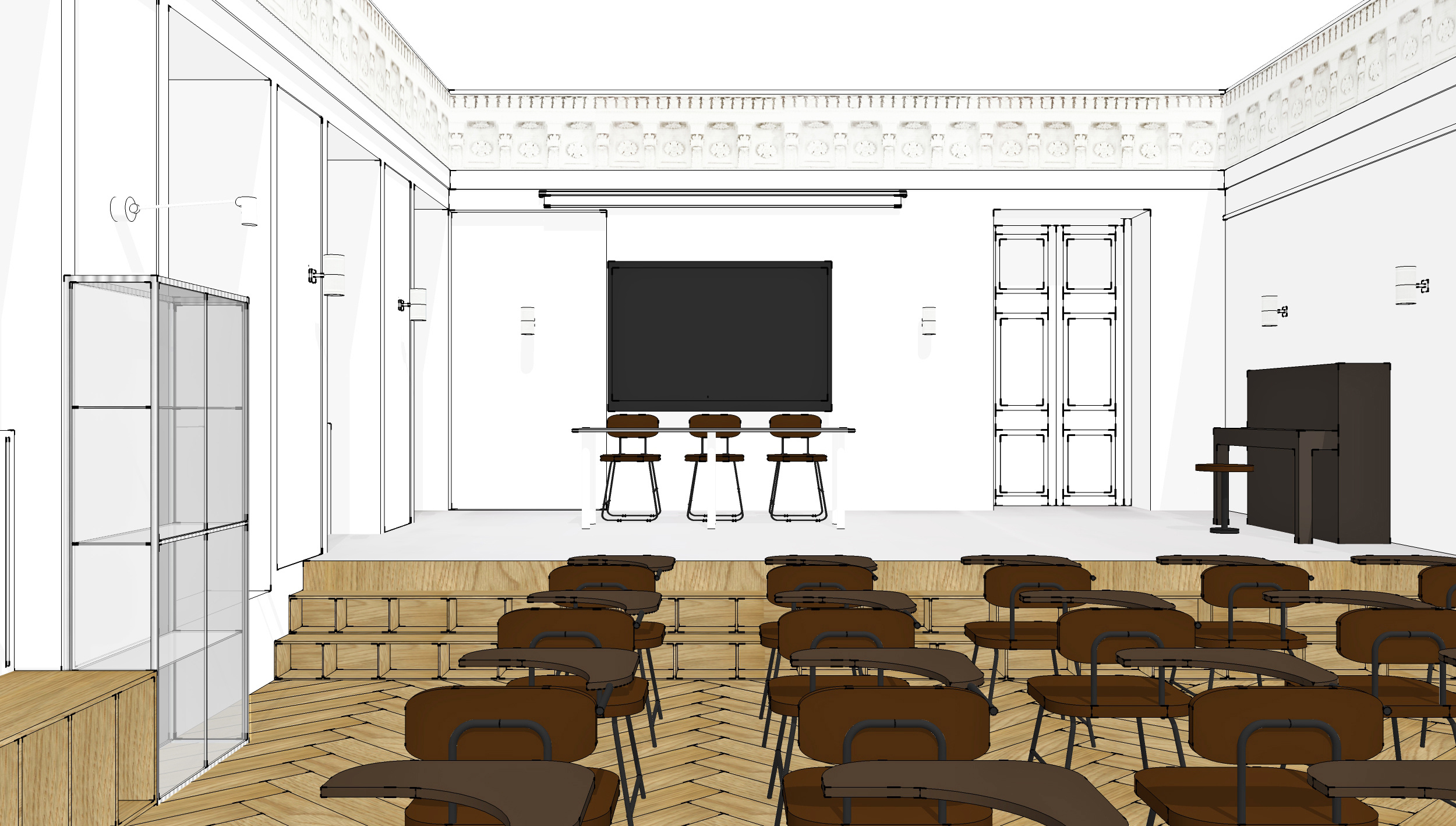 public library - lecture hall