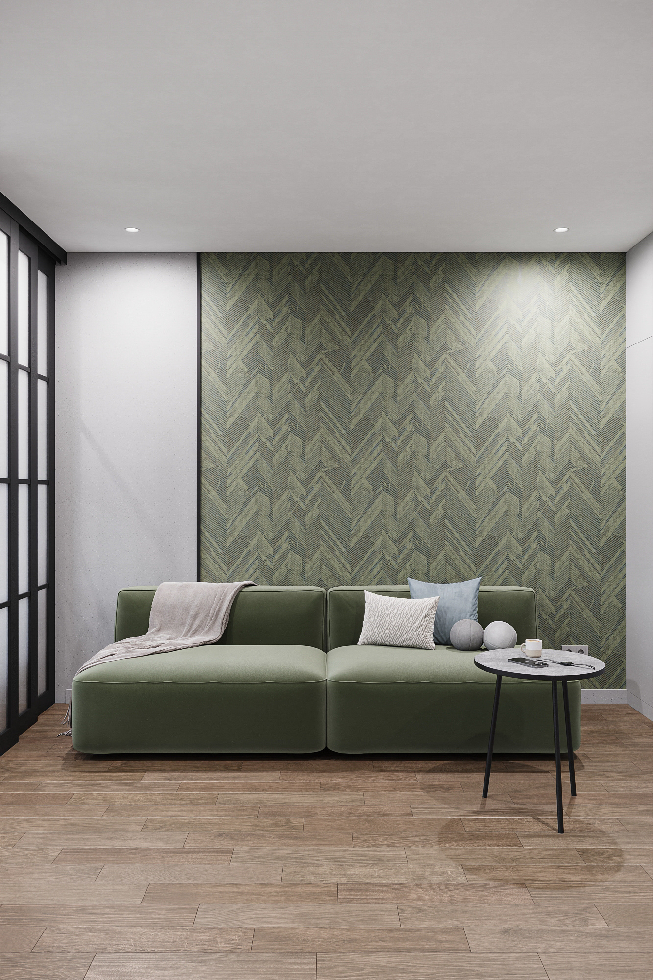 Обложка проекта: Квартира - студия для холостяка ЖК Акварель