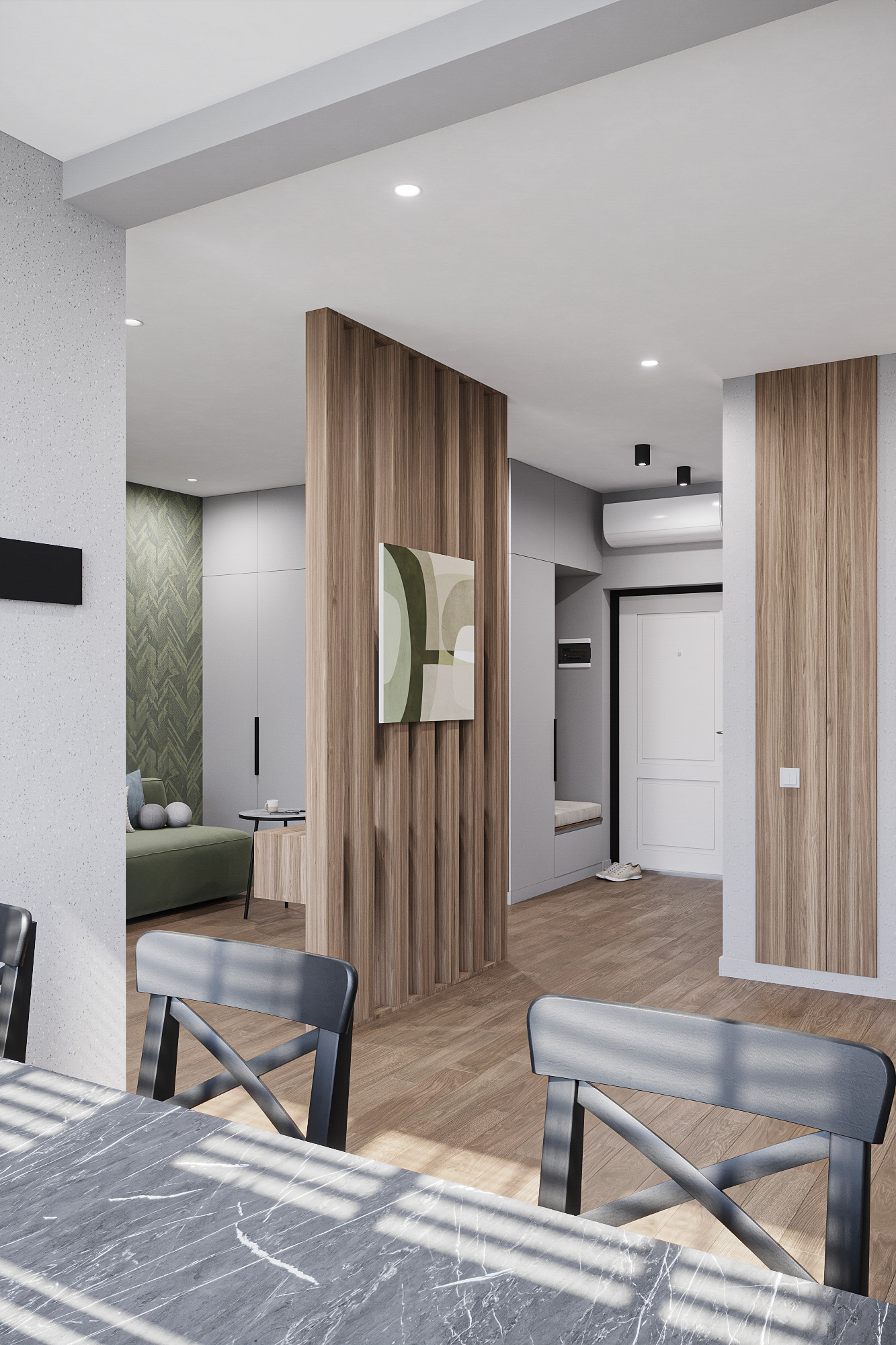 Квартира - студия для холостяка ЖК Акварель