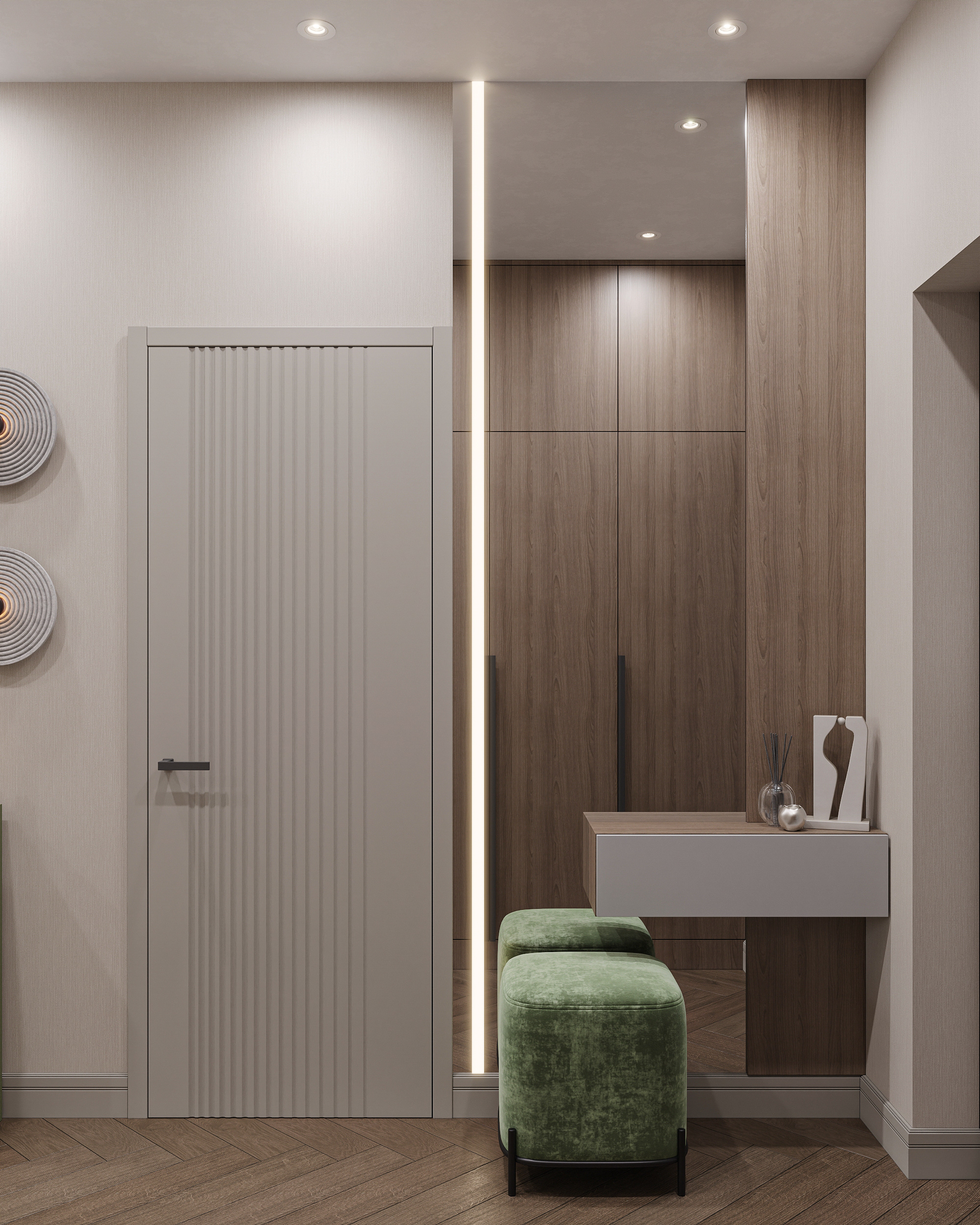 Квартира с оливковыми акцентами в ЖК Свобода г. Пенза