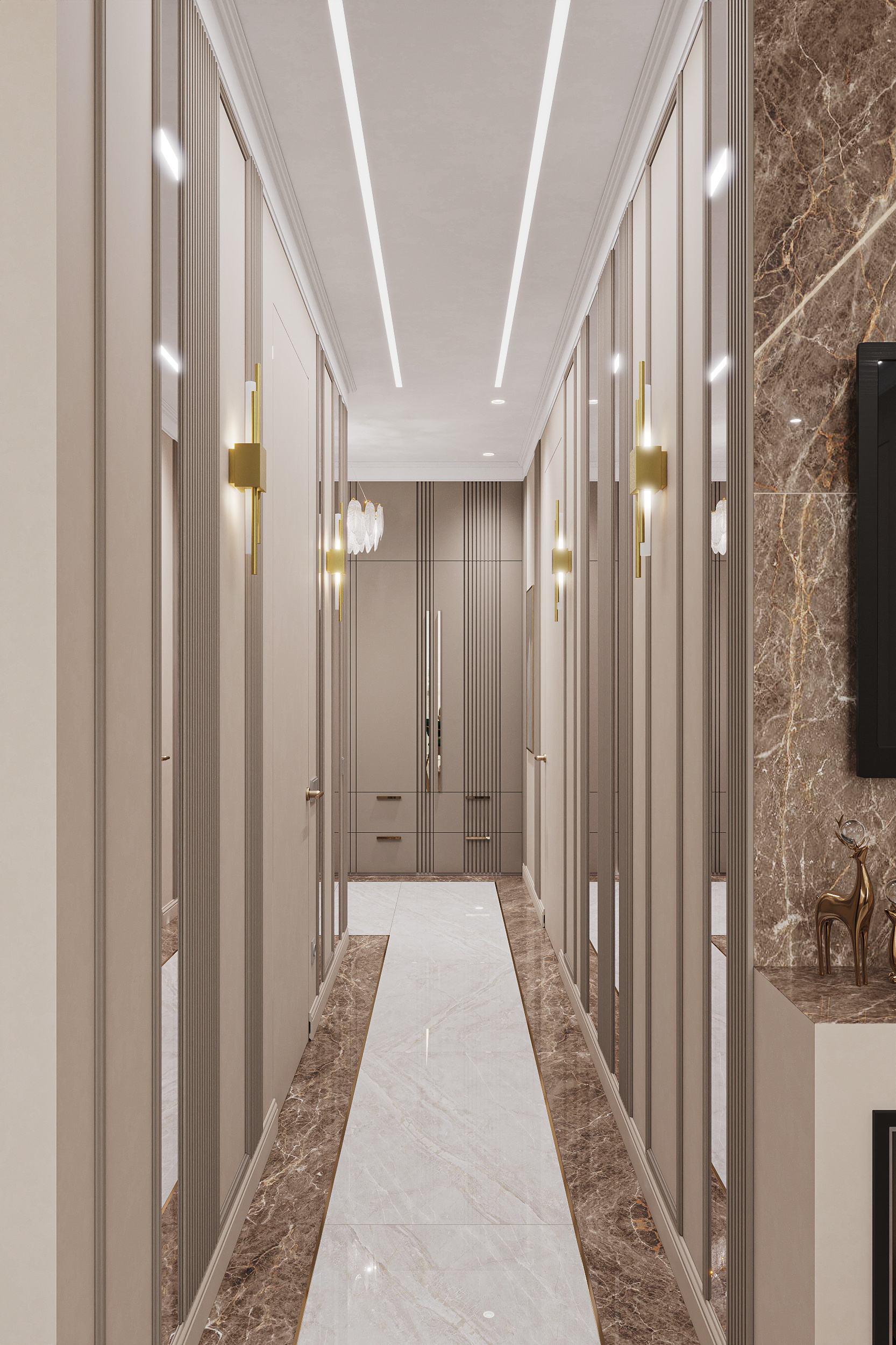 Квартира в карамельно - кофейной гамме  в ЖК HOLMS RESIDENCE