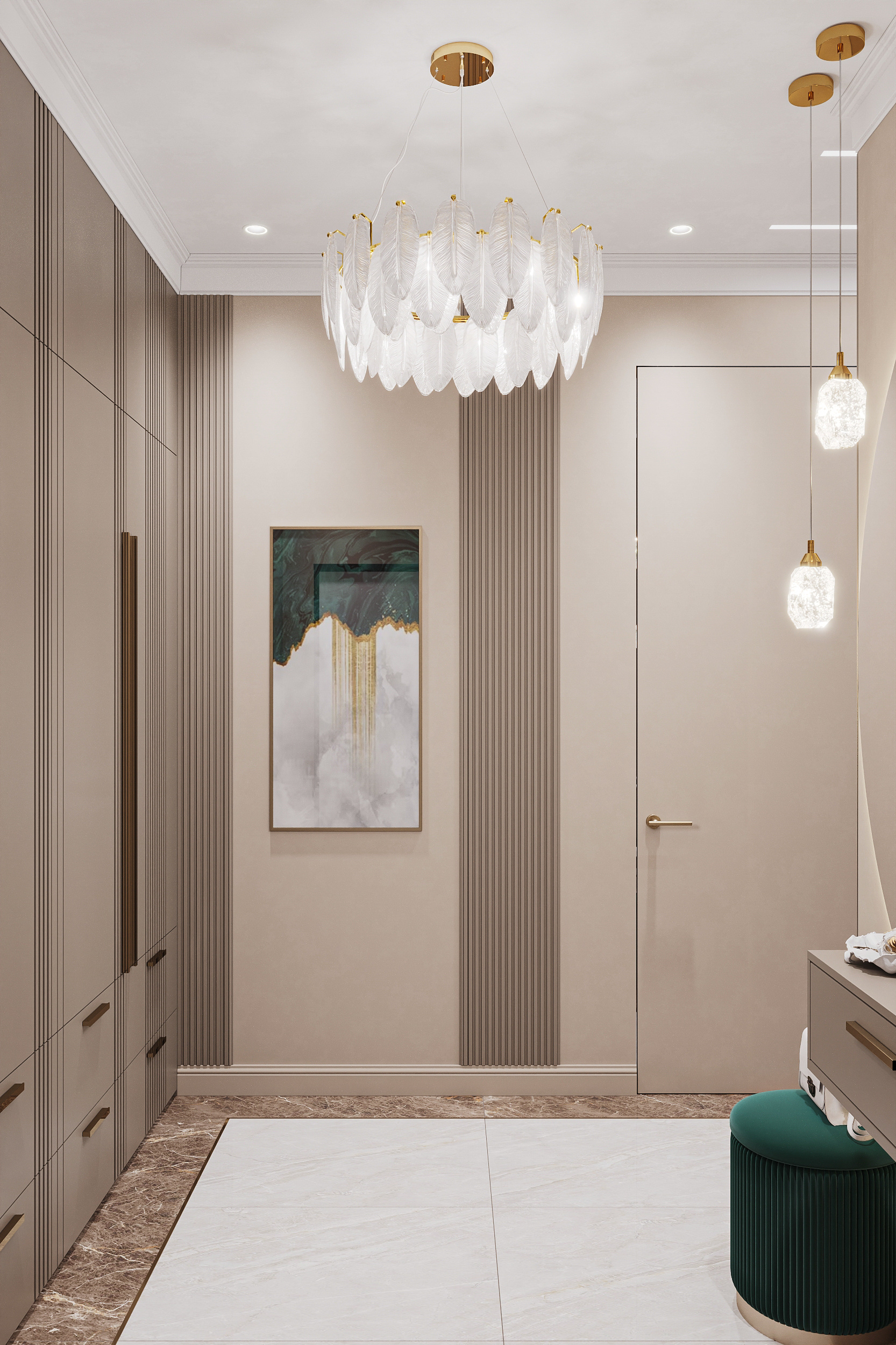 Квартира в карамельно - кофейной гамме  в ЖК HOLMS RESIDENCE