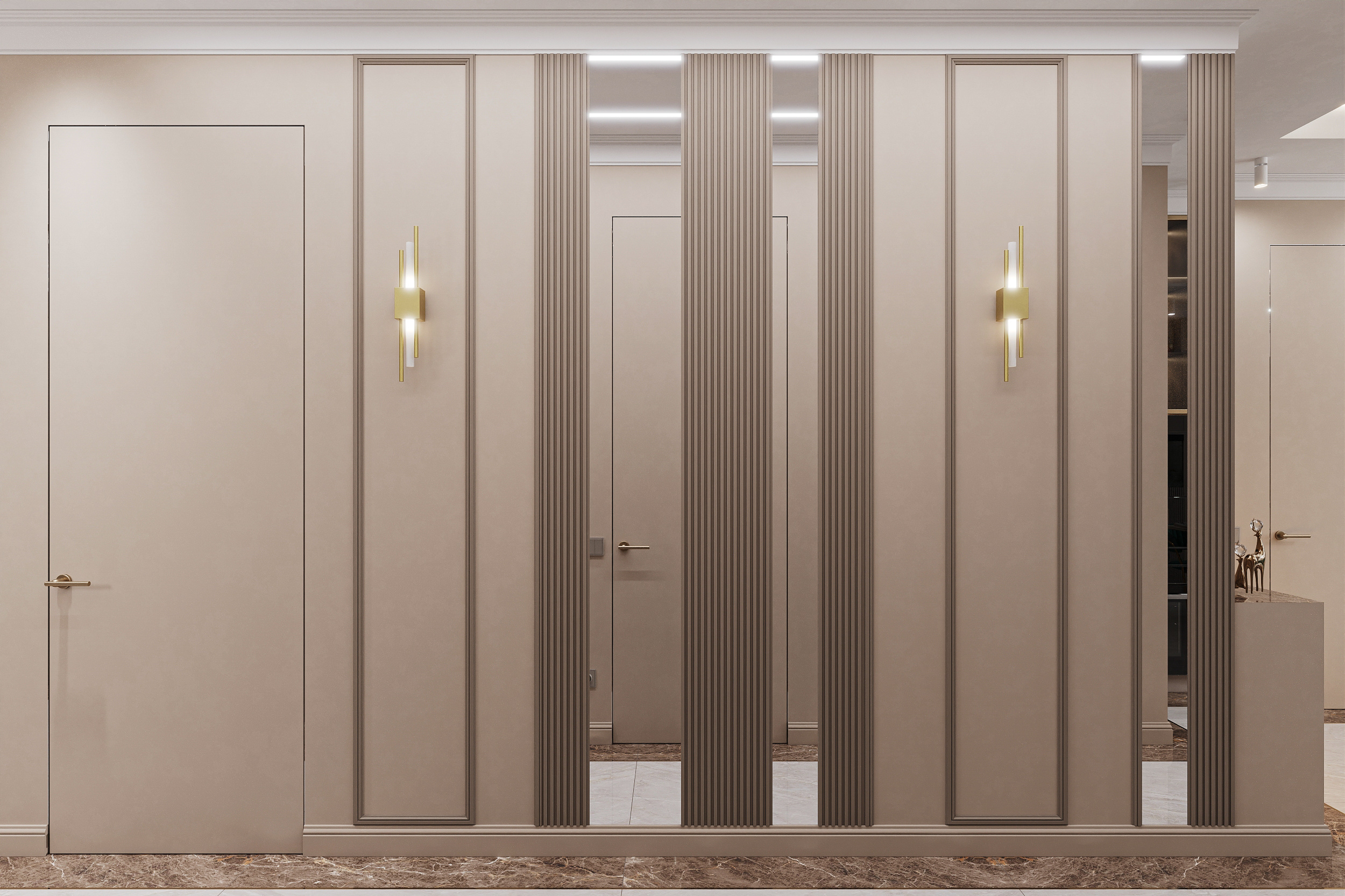 Квартира в карамельно - кофейной гамме  в ЖК HOLMS RESIDENCE