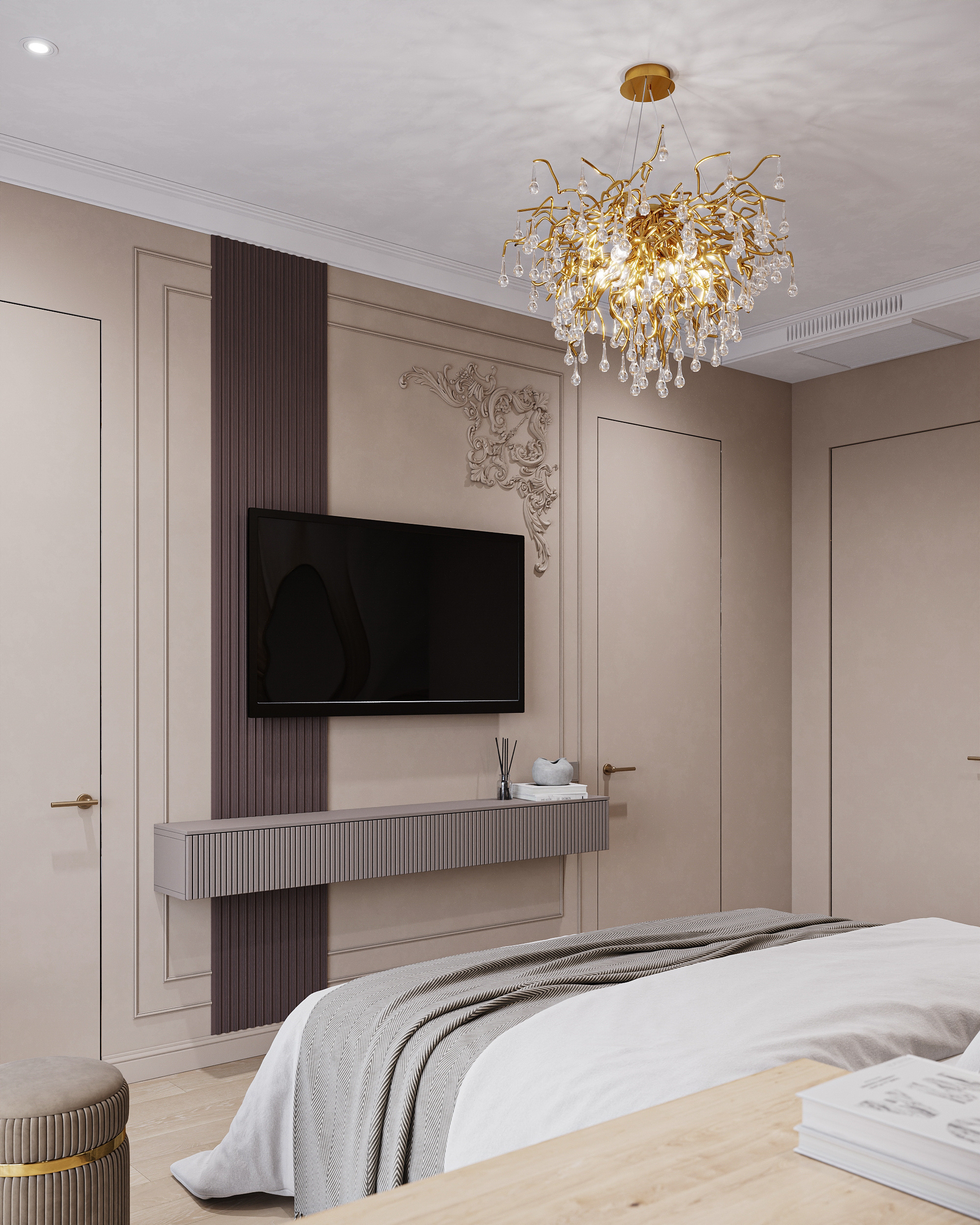 Квартира в карамельно - кофейной гамме  в ЖК HOLMS RESIDENCE