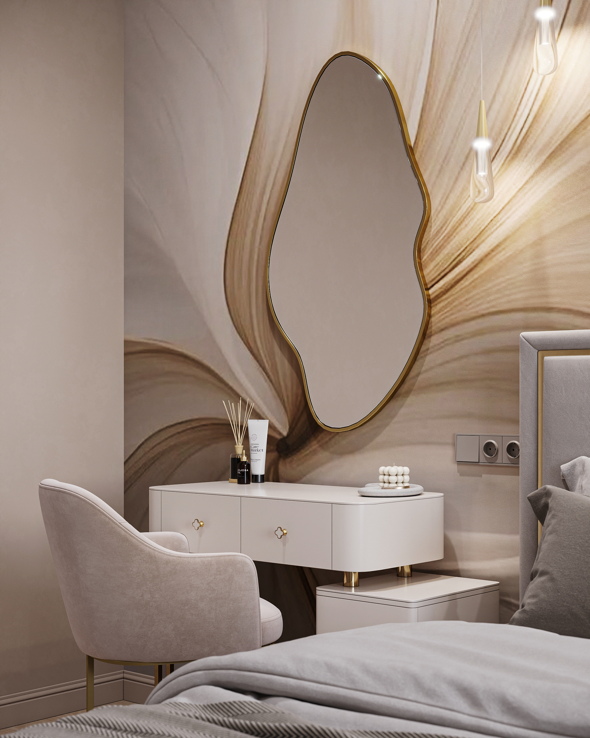 Квартира в карамельно - кофейной гамме  в ЖК HOLMS RESIDENCE