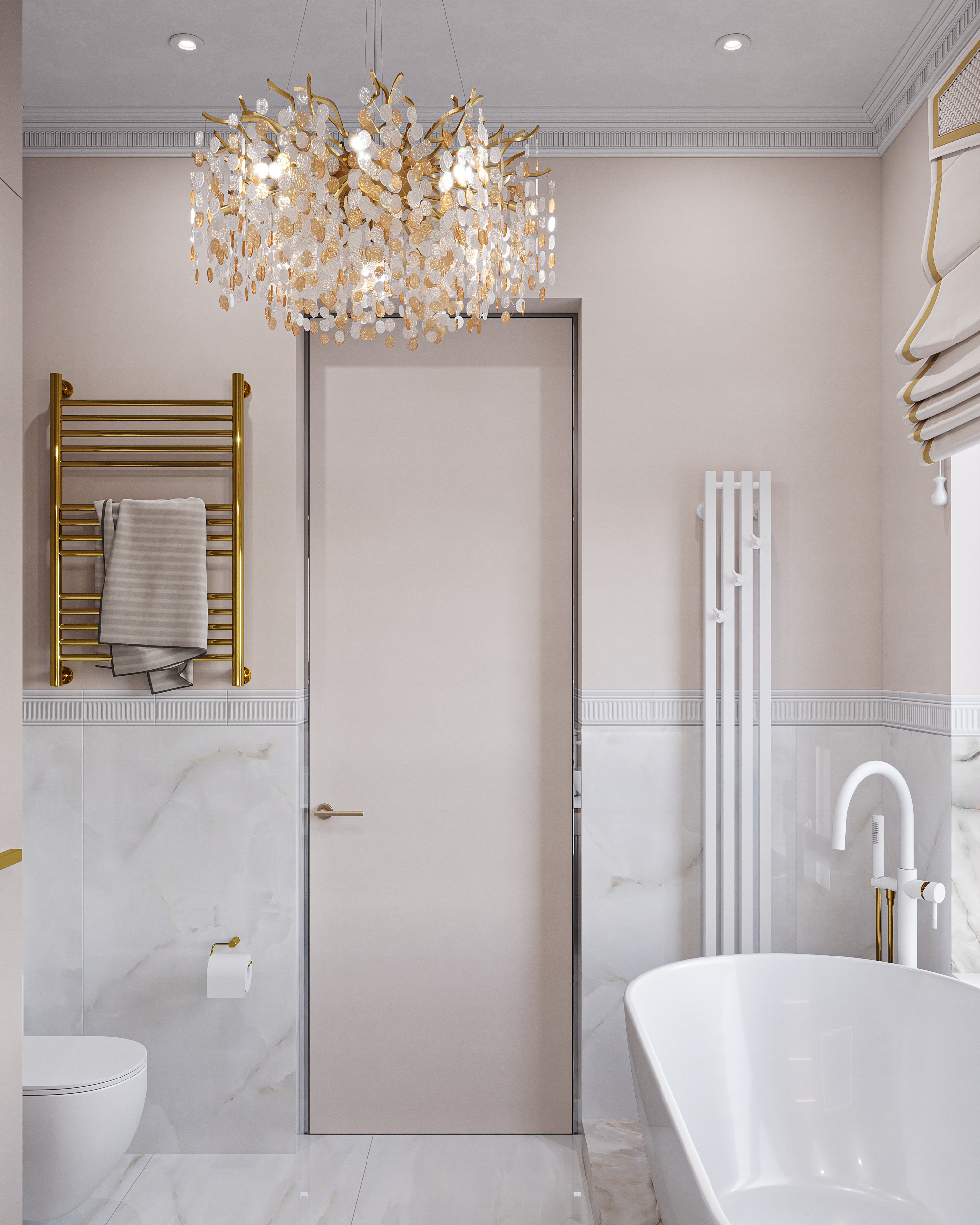 Квартира в карамельно - кофейной гамме  в ЖК HOLMS RESIDENCE